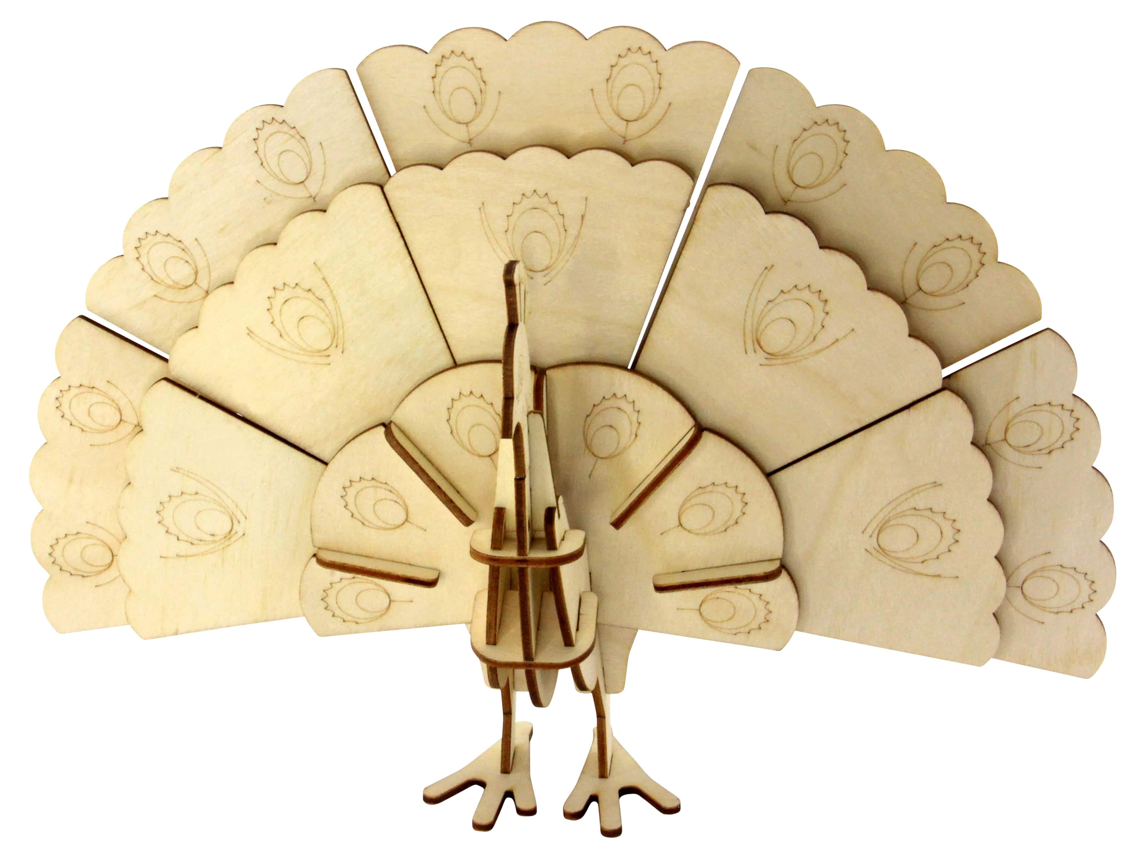 SOL-EXPERT 3D Holz Puzzle Pfau SOL-EXPERT 3D Holz Puzzle Pfau