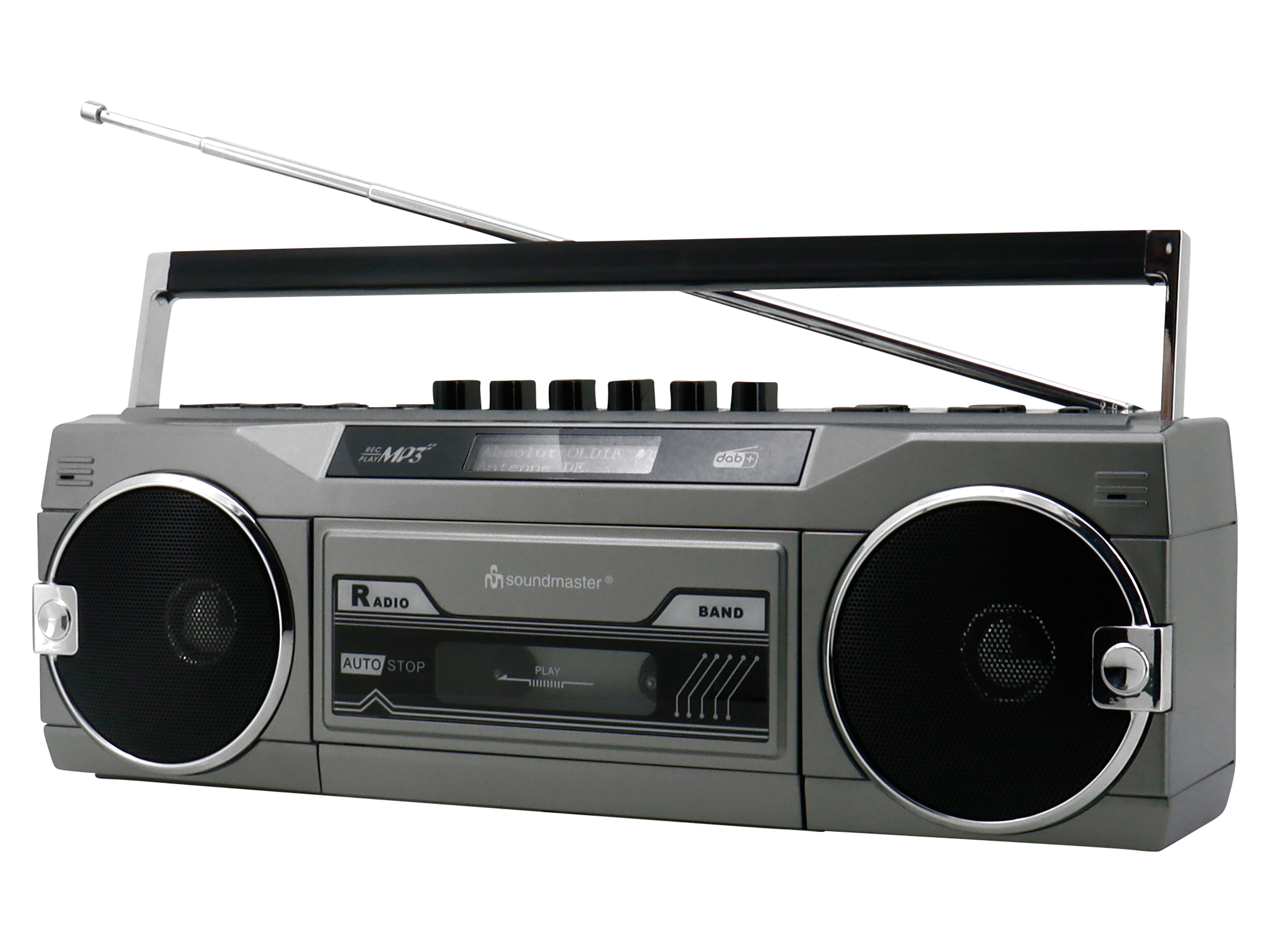 SOUNDMASTER DAB+/FM Retro Radiokassettenrekorder SRR80TI, USB/SD, BT SOUNDMASTER DAB+/FM Retro Radiokassettenrekorder SRR80TI, USB/SD, BT