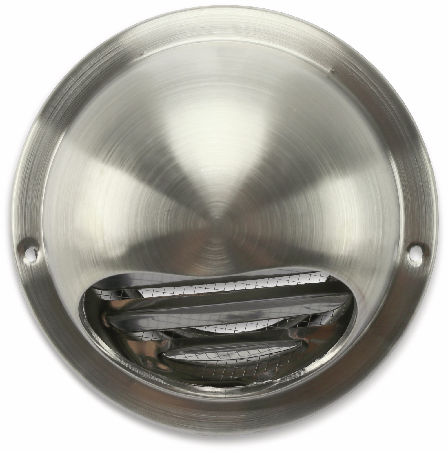 Ablufthaube, Halbkugel, 100mm, Edelstahl, gebürstet Ablufthaube, Halbkugel, 100mm, Edelstahl, gebürstet