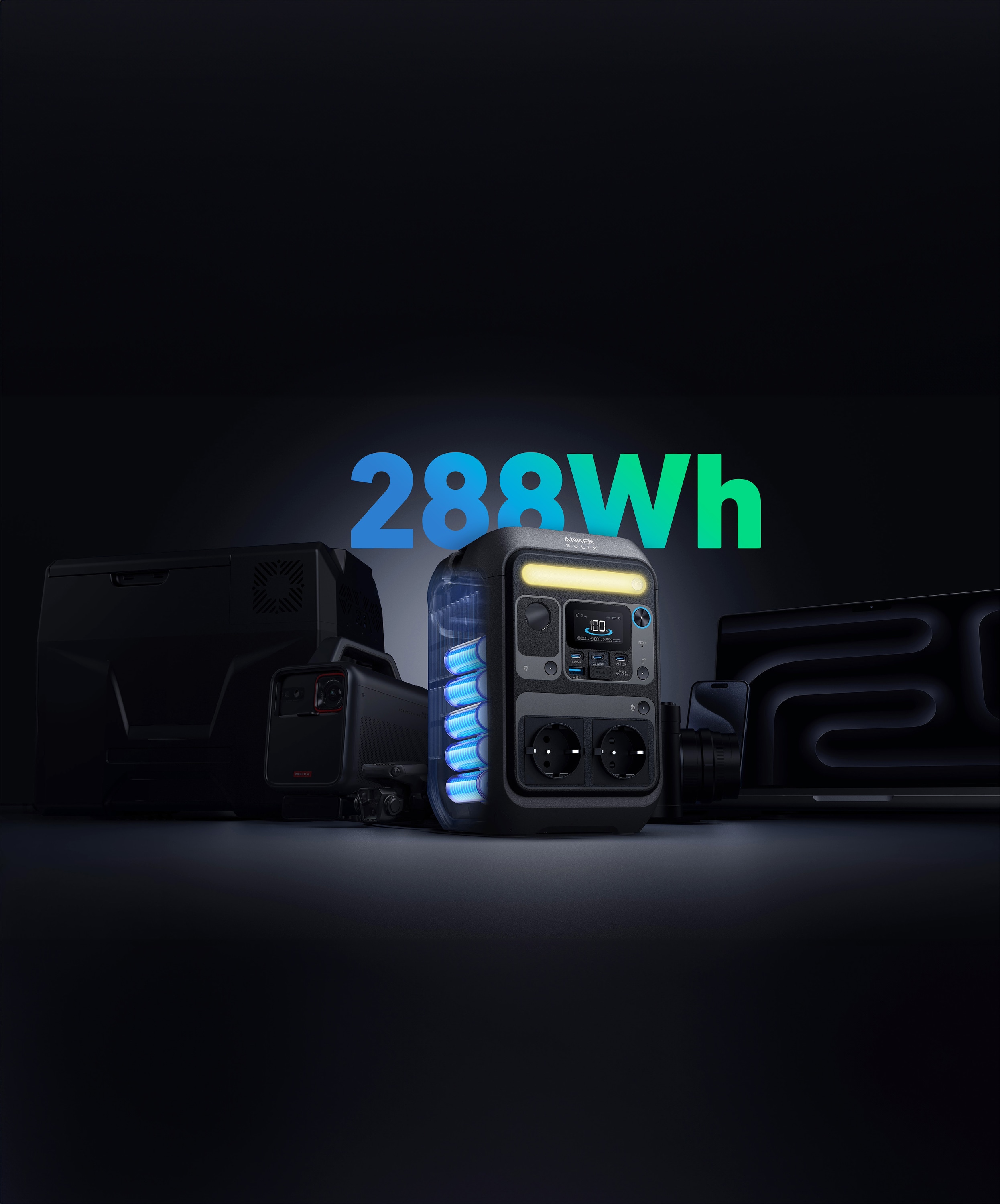 ANKER Powerstation C300X A1723311, 288Wh