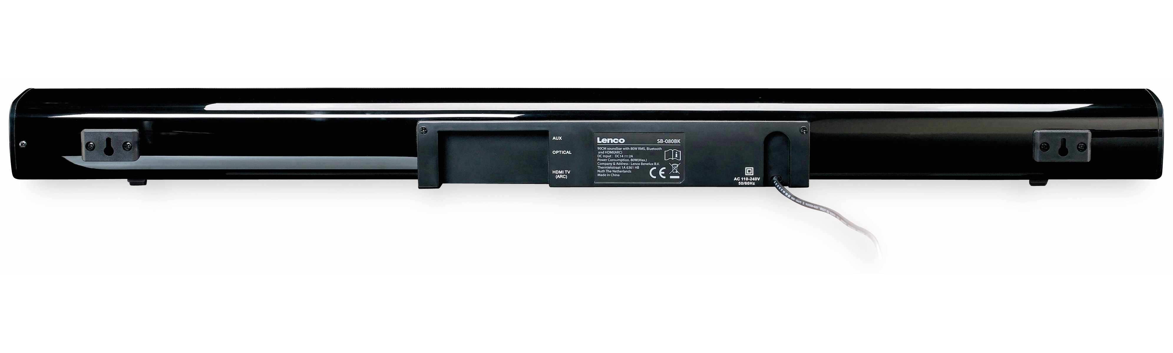 LENCO Soundbar SB-080BK, Bluetooth, USB, schwarz LENCO Soundbar SB-080BK, Bluetooth, USB, schwarz