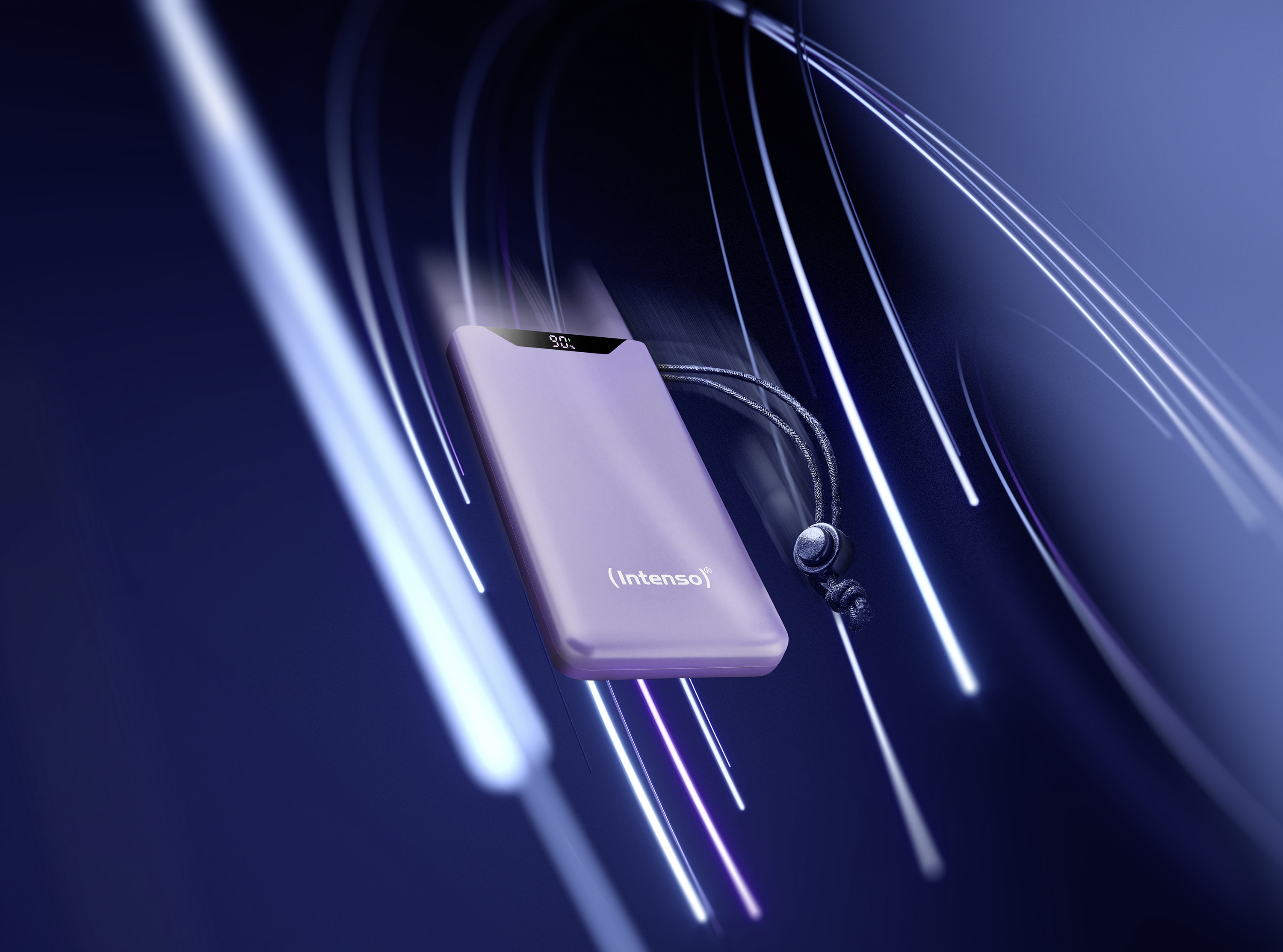 INTENSO USB Powerbank 7332033, F10000, 10.000mAh, 20 W, lila INTENSO USB Powerbank 7332033, F10000, 10.000mAh, 20 W, lila