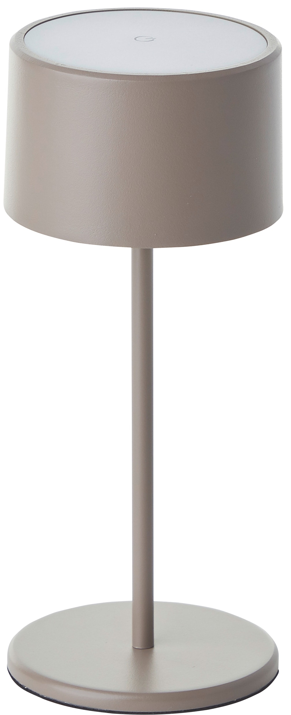 BRILLIANT LED-Akku-Tischleuchte Helio, 2 W, 210 lm, 3000 K, IP20, Metall, taupe BRILLIANT LED-Akku-Tischleuchte Helio, 2 W, 210 lm, 3000 K, Metall, taupe