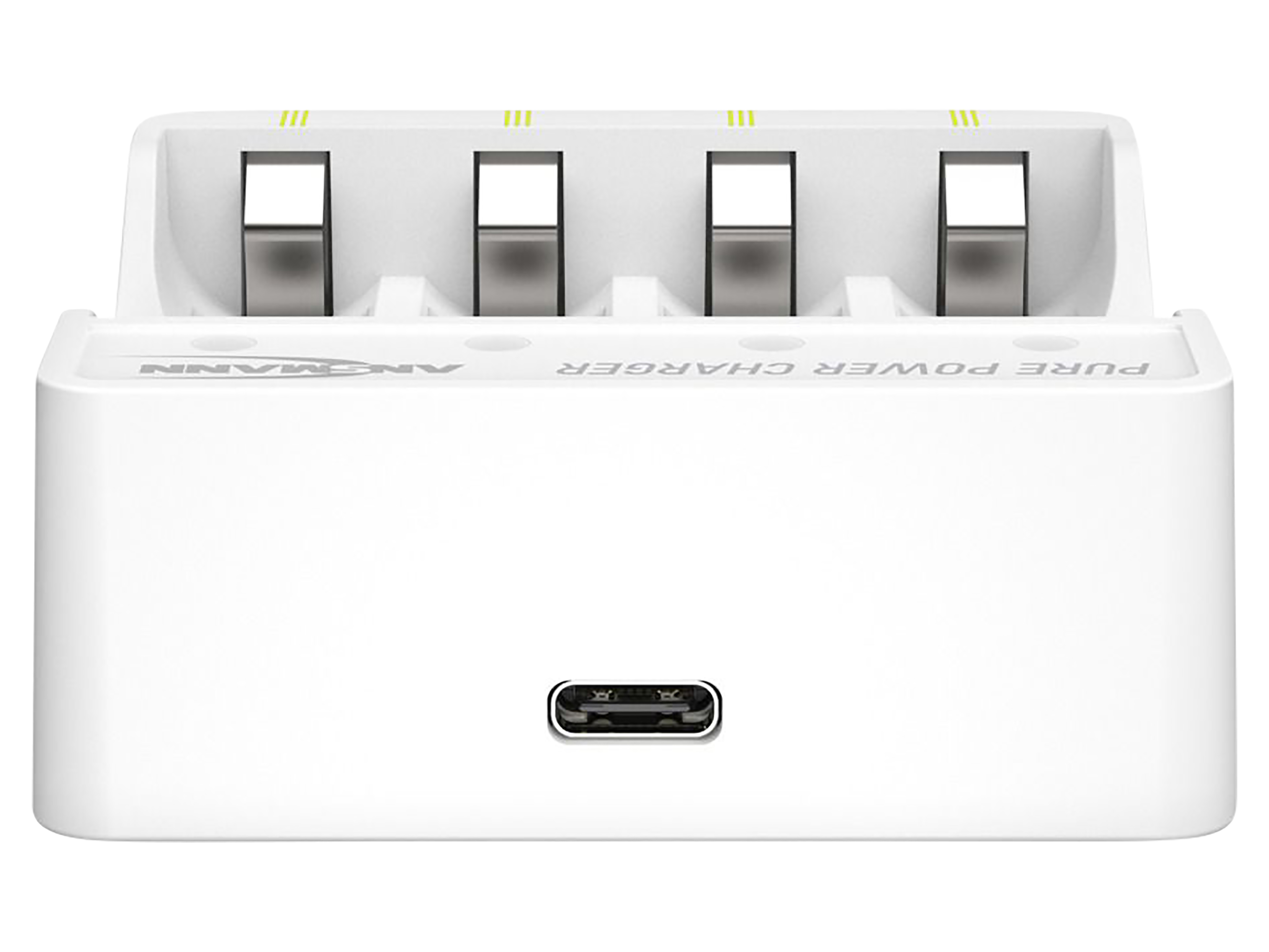 ANSMANN Lademodul Pure Power Set, 4× Micro AAA Akkus Typ 1400 Lademodul ANSMANN Pure Power Set, 4× Micro AAA Akkus Typ 1400
