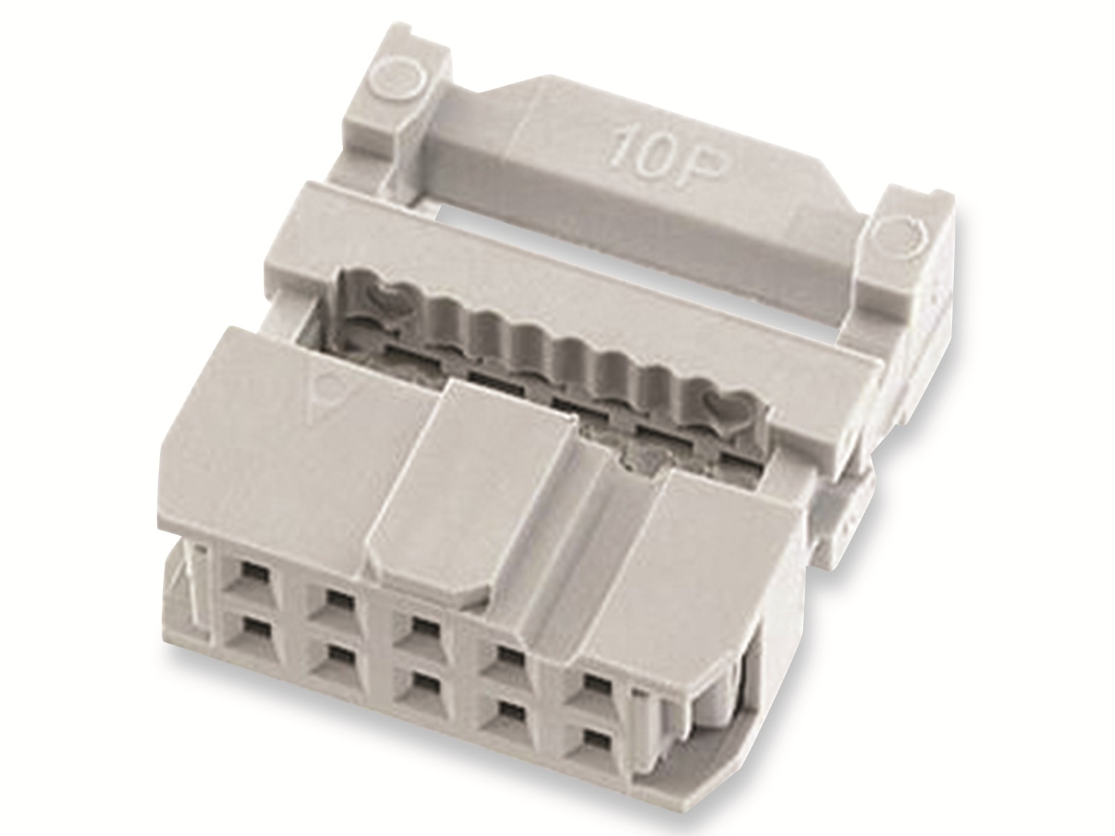 ECON CONNECT Pfostenverbinder, DIN 41651, 10-polig, grau, RM 2,54 mm ECON CONNECT Pfostenverbinder, DIN 41651, 10-polig, grau, RM 2,54 mm