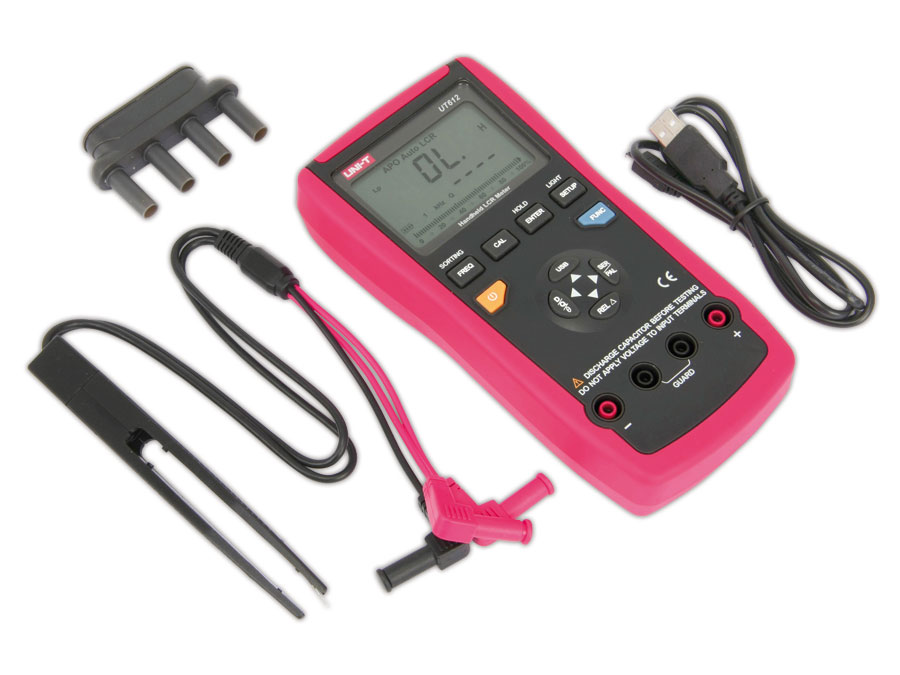 UNI-T Digitales LCR-Messgerät UT612, USB, 100 kHz UNI-T Digitales LCR-Messgerät UT612, USB, 100 kHz