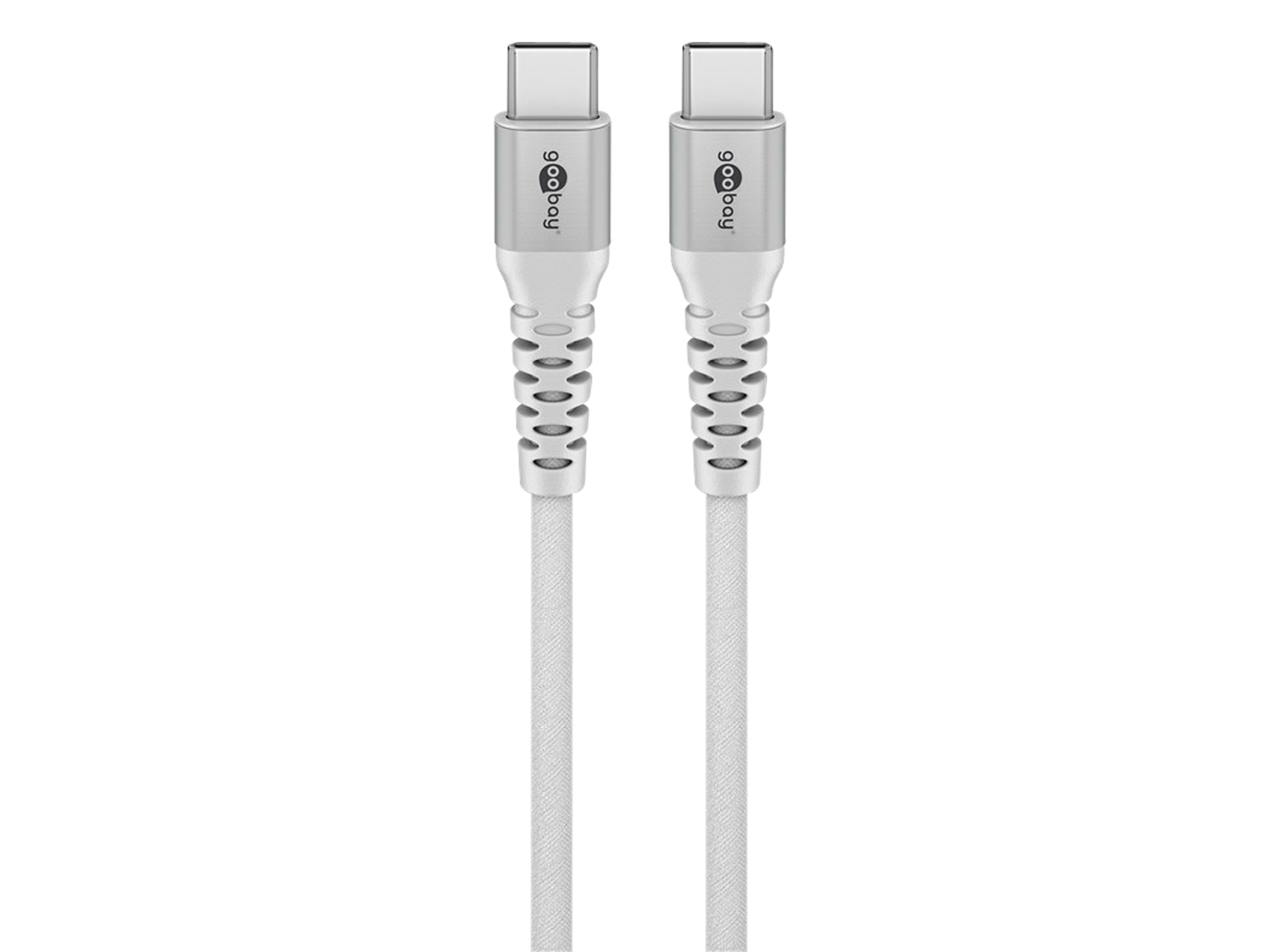 GOOBAY USB-C Textilkabel supersoft 1,0m weiß GOOBAY USB-C Textilkabel supersoft 1,0m weiß