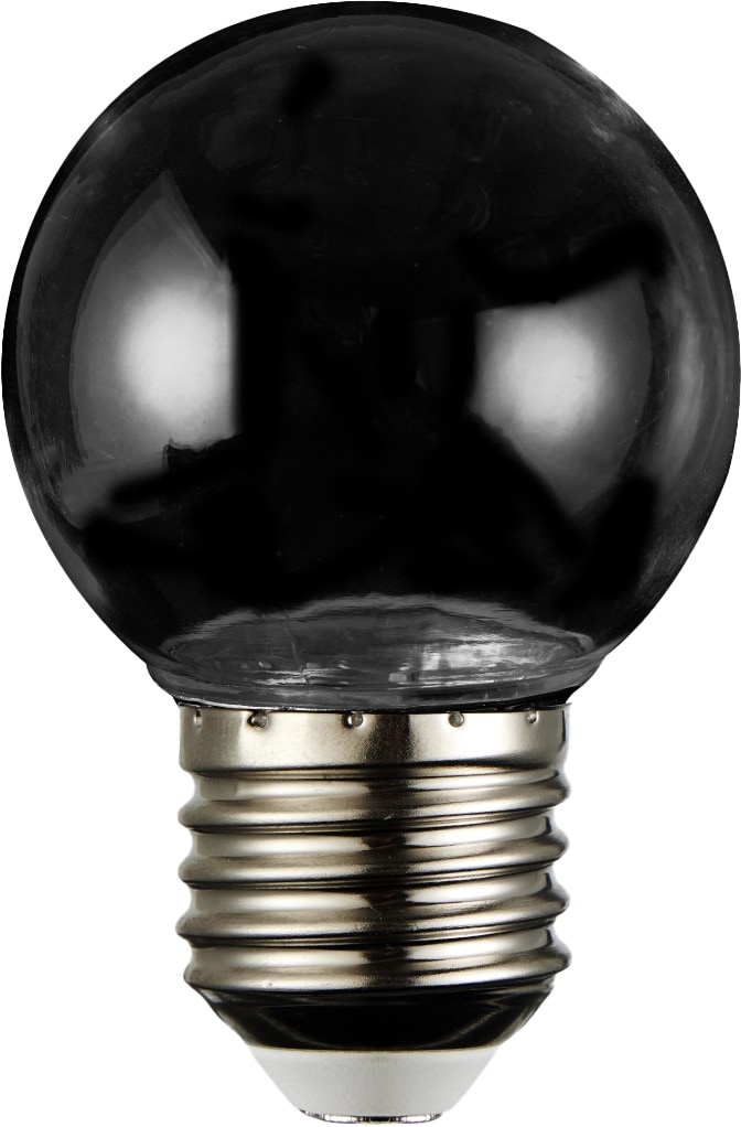 BLULAXA LED-Lampe, G45, E27, 0,8 W, 50 lm, 1800 K, IP44, amber BLULAXA LED-Lampe, G45, E27, 0,8 W, 50 lm, 1800 K, IP44, amber