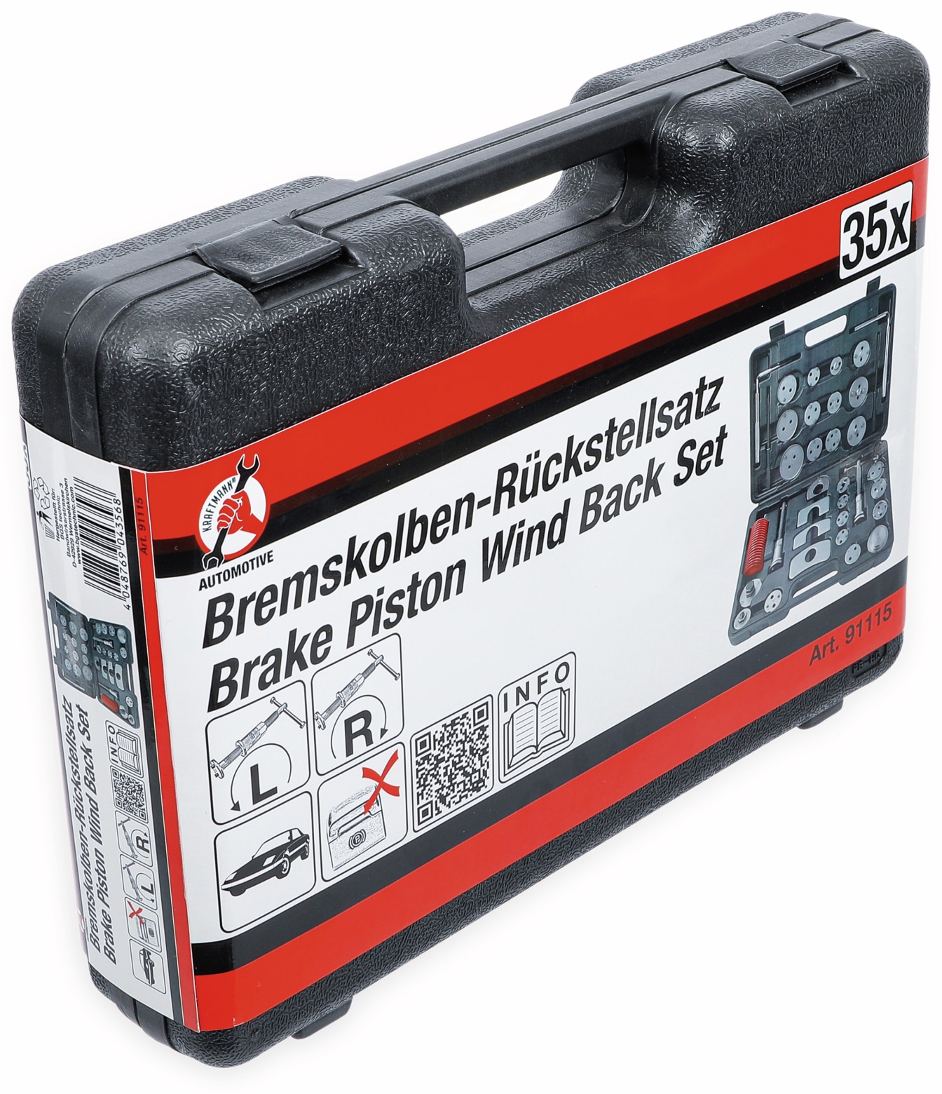 BGS TECHNIC Bremskolben-Rückstell-Satz, 91115, 35-teilig BGS TECHNIC Bremskolben-Rückstell-Satz, 91115, 35-teilig