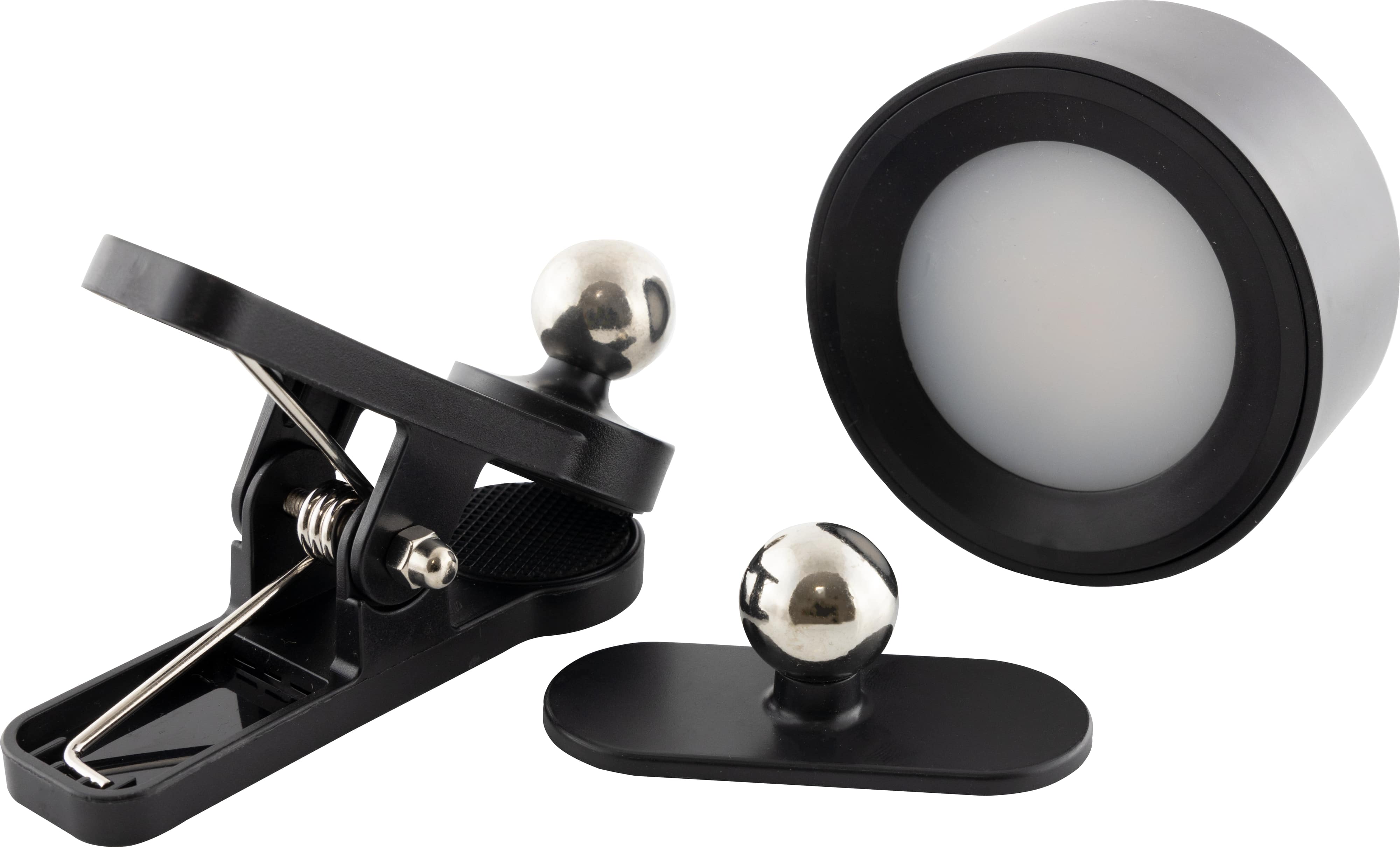 REV LED Akku Clip-Spot, schwarz REV LED Akku Clip-Spot, schwarz