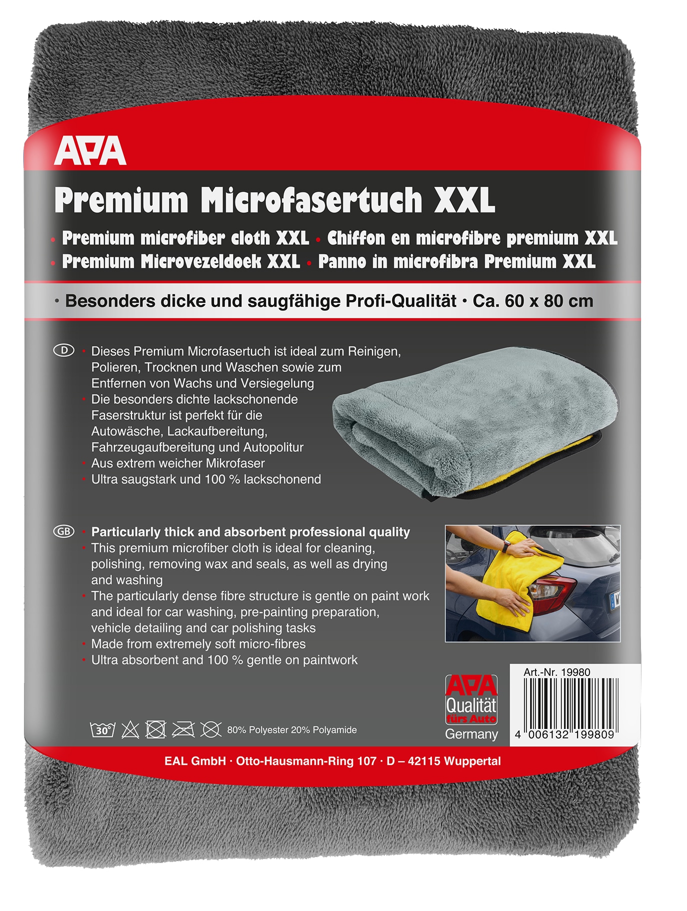 APA Premium Trockentuch XXL, 19980, 60x80 cm APA Premium Trockentuch XXL, 19980, 60x80 cm