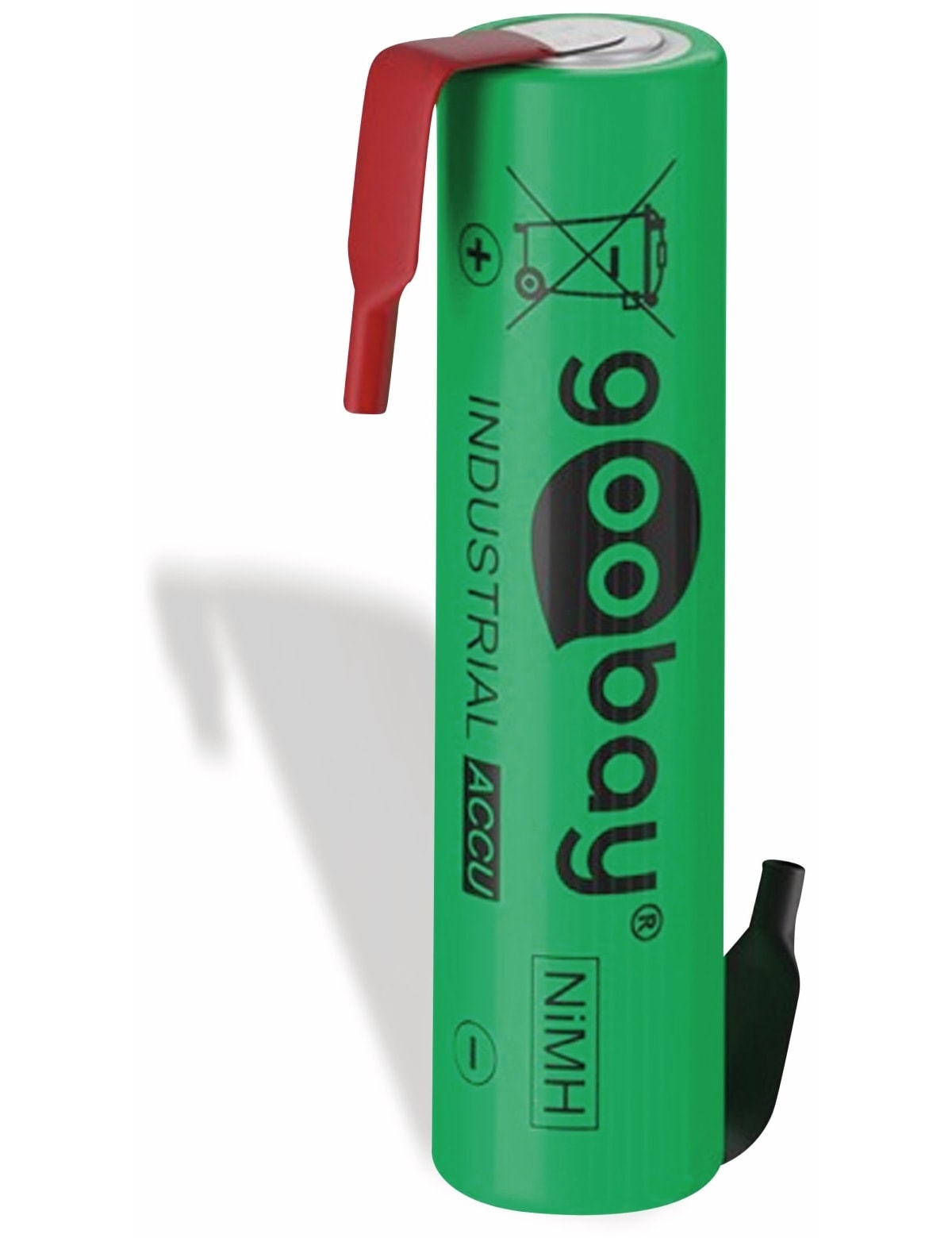 GOOBAY NiMH-Micro-Akku 55653, 800 mAh, mit Lötfahne GOOBAY NiMH-Micro-Akku 55653, 800 mAh, mit Lötfahne