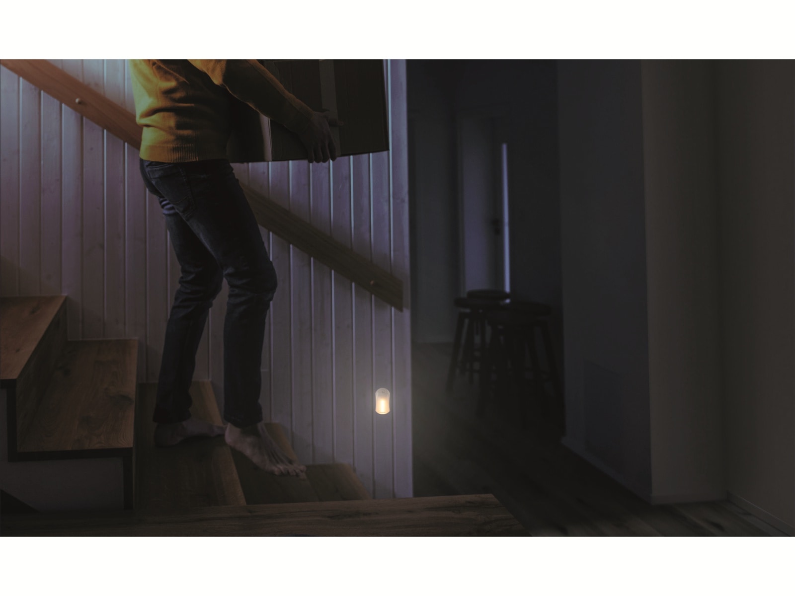 ANSMANN LED-Orientierungslicht NL25B, Dämmerungs- und Bewegungssensor, batteriebetrieben ANSMANN LED-Orientierungslicht NL25B, Dämmerungs- und Bewegungssensor, batteriebetrieben