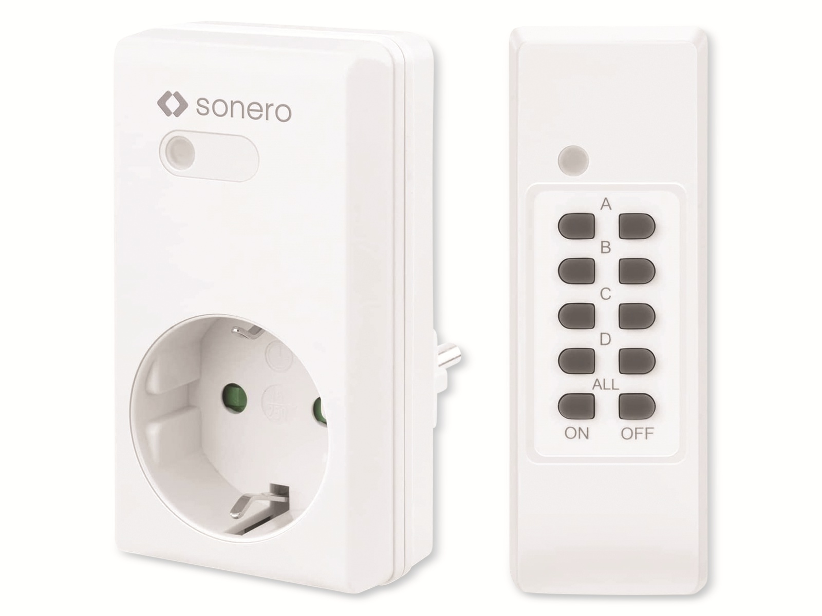SONERO Funksteckdosen-Set S-RCS201, Indoor SONERO Funksteckdosen-Set S-RCS201, Indoor