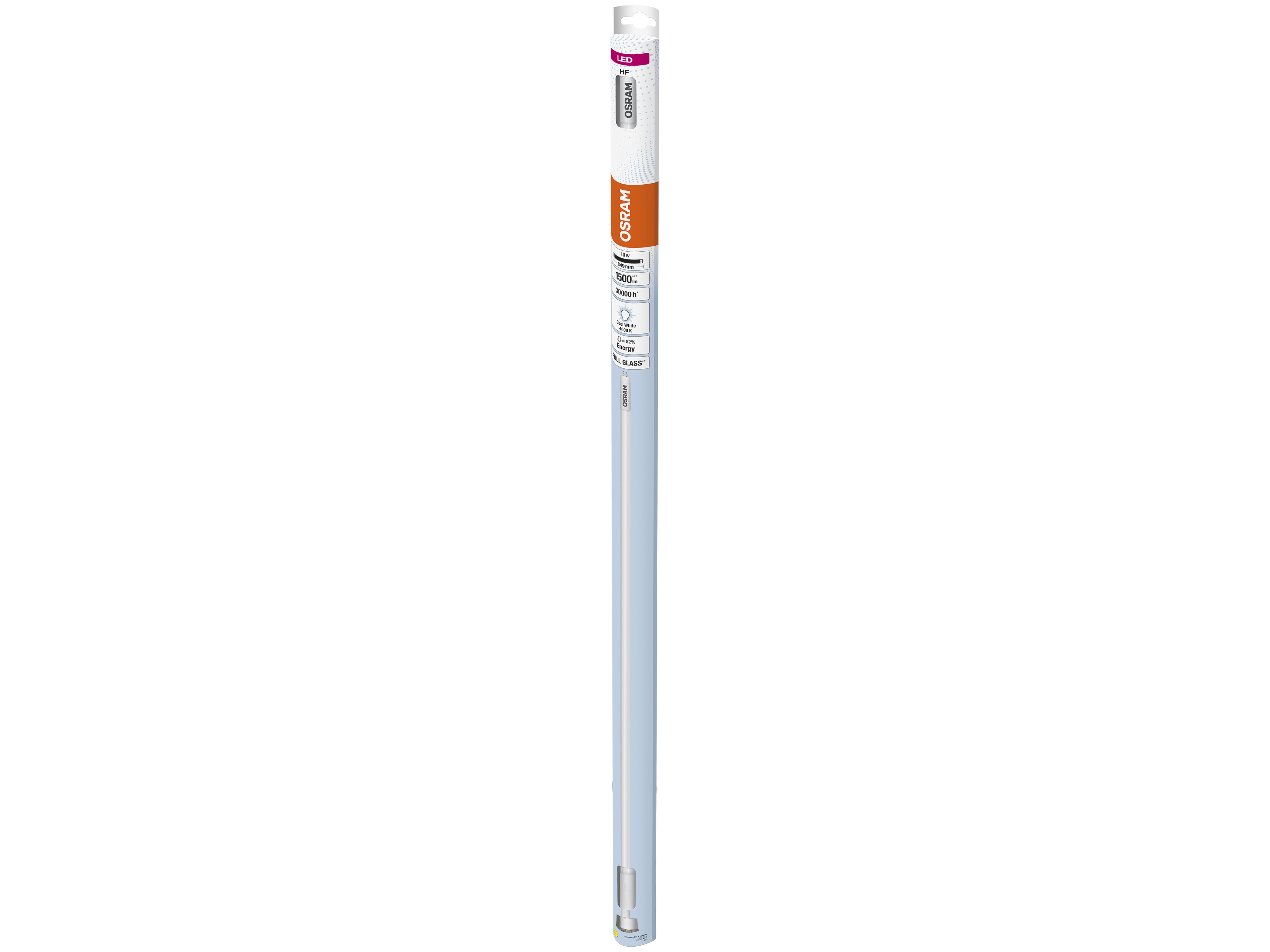 OSRAM LED-Röhre, T5, 849mm, G5, EEK: D, 10W, 1500lm, 4000K OSRAM LED-Röhre, T5, 849mm, G5, EEK: D, 10W, 1500lm, 4000K