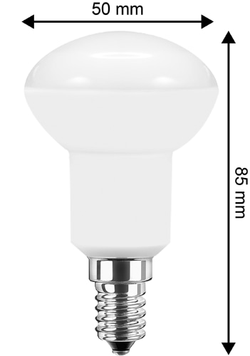 BLULAXA LED-SMD-Lampe, R50, EEK: F, E14, 5 W, 470 lm, 2700 K, 5 Stück BLULAXA LED-SMD-Lampe, R50, EEK: F, E14, 5 W, 470 lm, 2700 K, 5 Stück