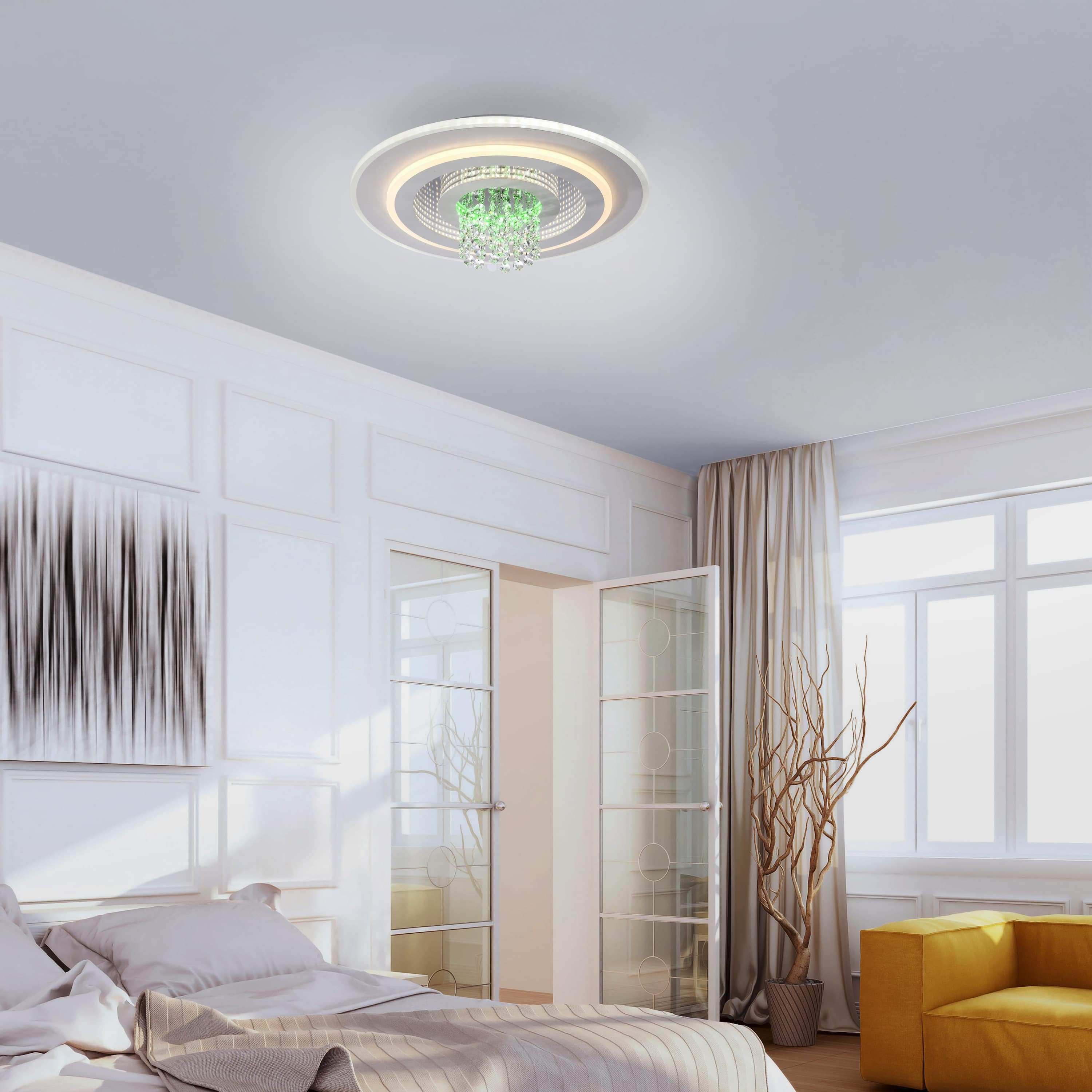 JUST LIGHT LED-Deckenleuchte 14518-16, 24W, 2800lm, CCT, RGB, IP20, weiß JUST LIGHT LED-Deckenleuchte 14518-16, 24W, 2800lm, CCT, RGB, IP20, weiß
