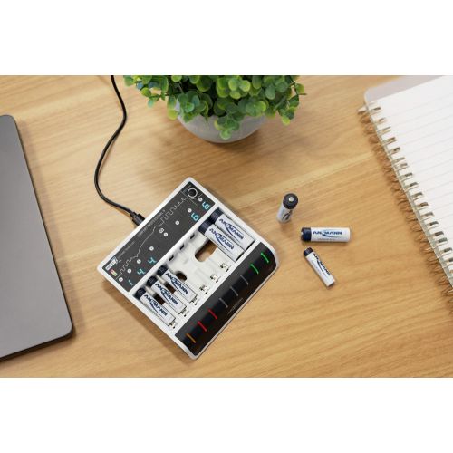 ANSMANN USB-Akku-Ladegerät Comfort Professional 8, 1...8 NiMH, für AAA/AA USB-Akku-Ladegerät ANSMANN Comfort Professional 8, 1...8 NiMH, für AAA/AA