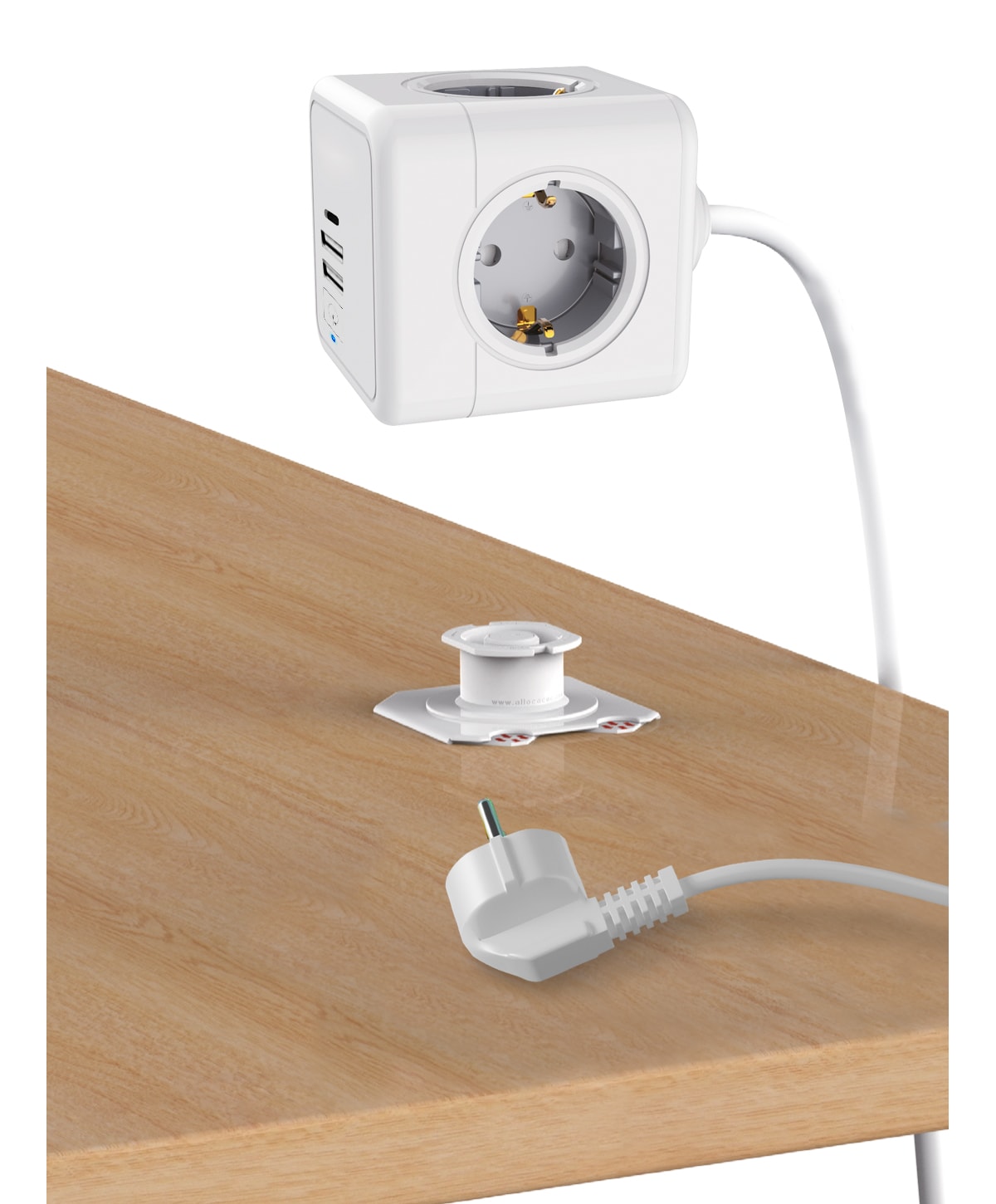 TECHNAXX Steckdosenwürfel Power Cube TX-195, 4-fach, 2x USB-A, 1x USB-C TECHNAXX Steckdosenwürfel Power Cube TX-195, 4-fach, 2x USB-A, 1x USB-C
