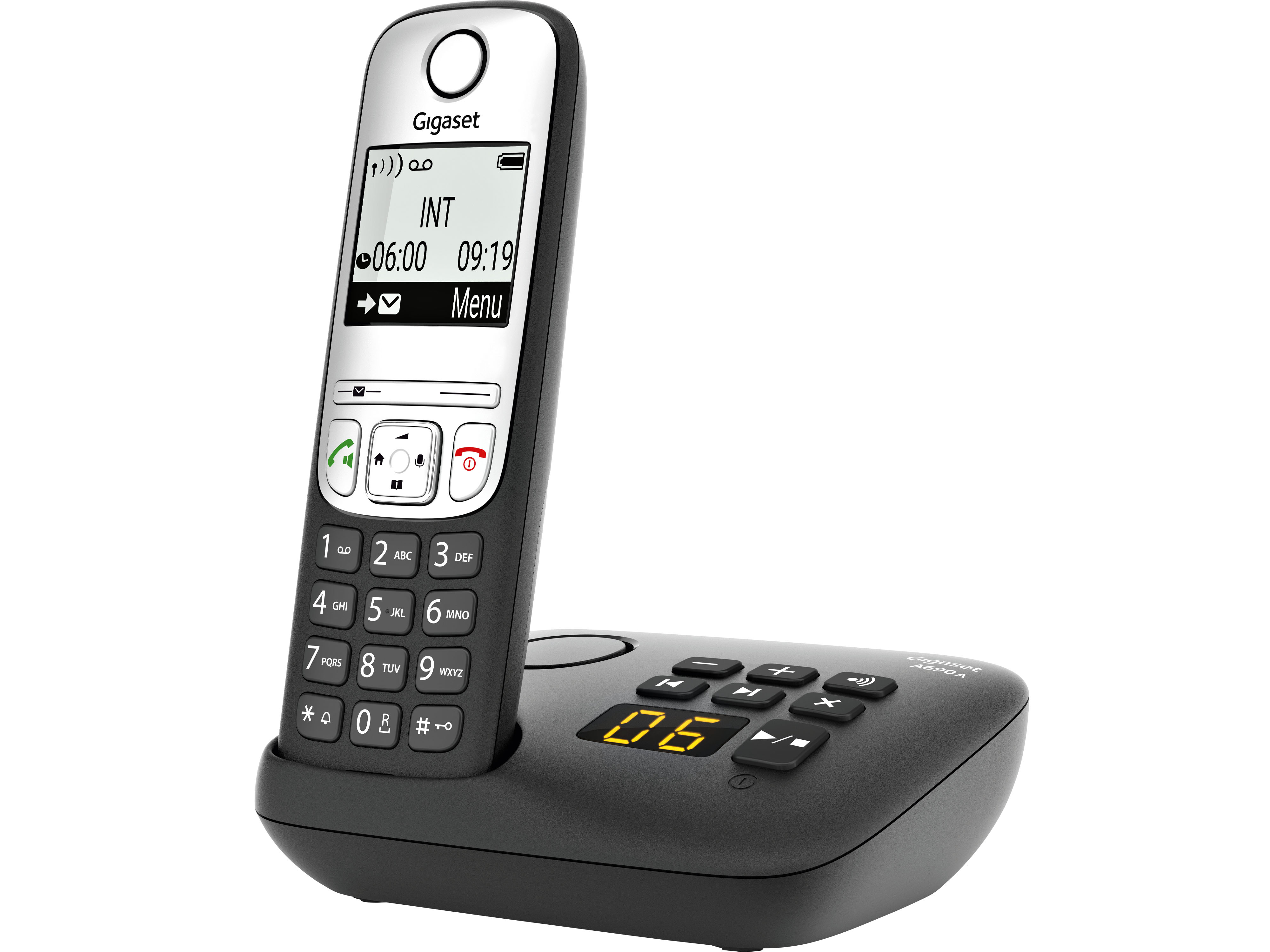 GIGASET DECT-Telefon A690A, schwarz GIGASET DECT-Telefon A690A, schwarz