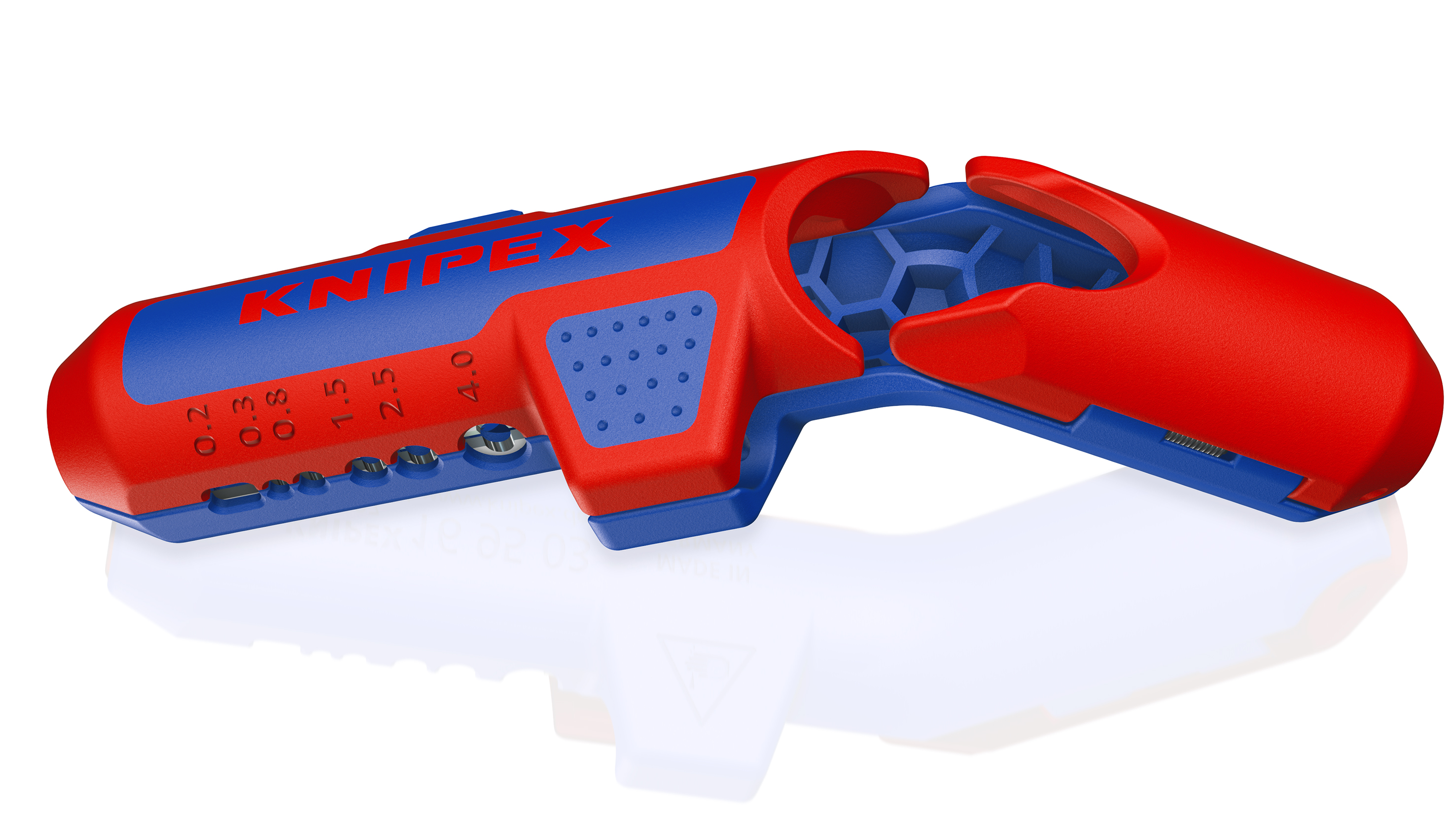 KNIPEX Abmantelungswerkzeug ErgoStrip PV, 16 95 03 SB KNIPEX Abmantelungswerkzeug ErgoStrip PV, 16 95 03 SB