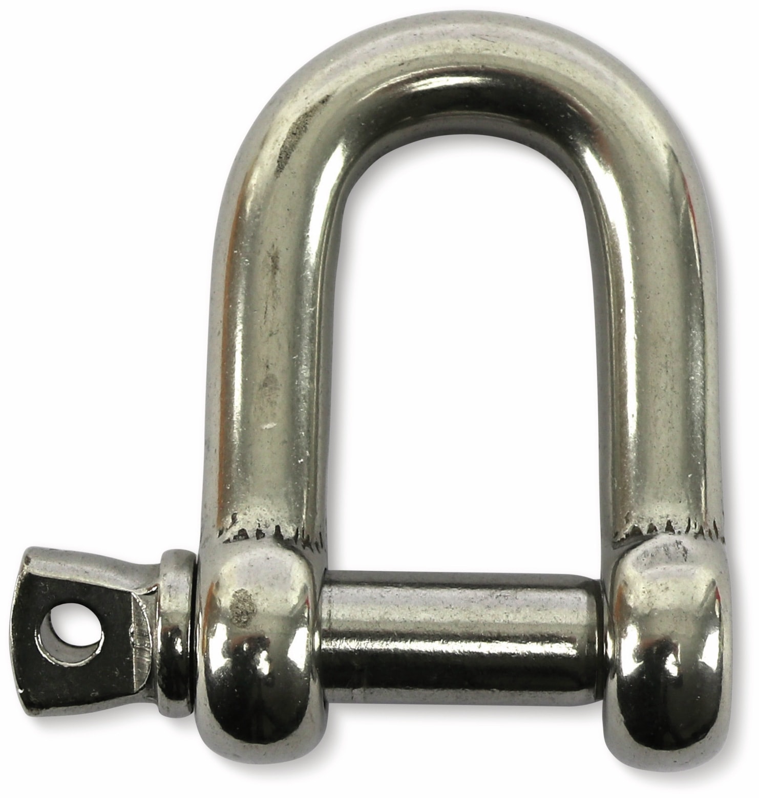 Schäkelhaken, 4 mm, Edelstahl 304 Schäkelhaken, 4 mm, Edelstahl 304