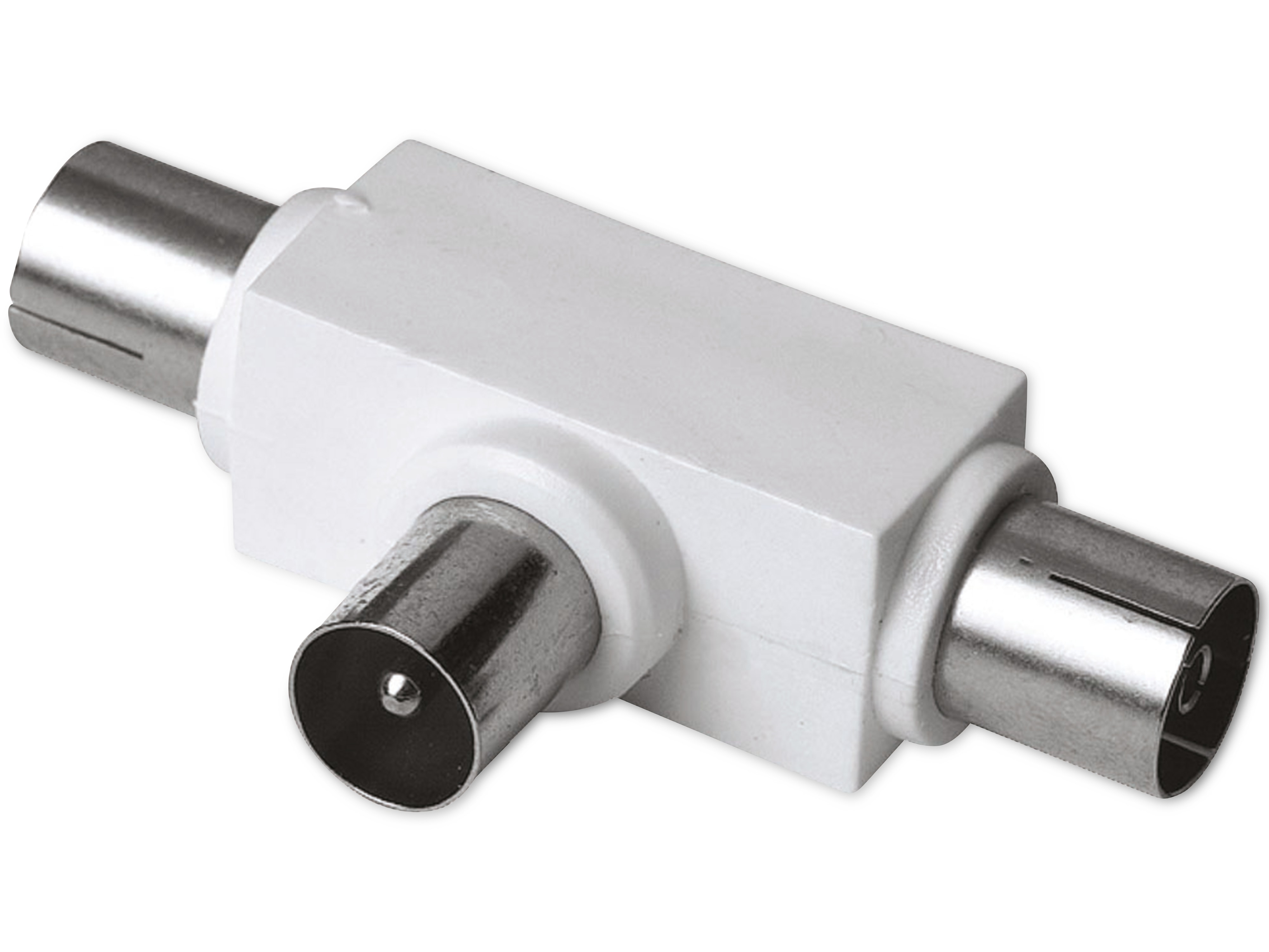 HAMA Antennenverteiler für Radio, 2-fach, Koaxstecker/ 2x Koaxkupplung