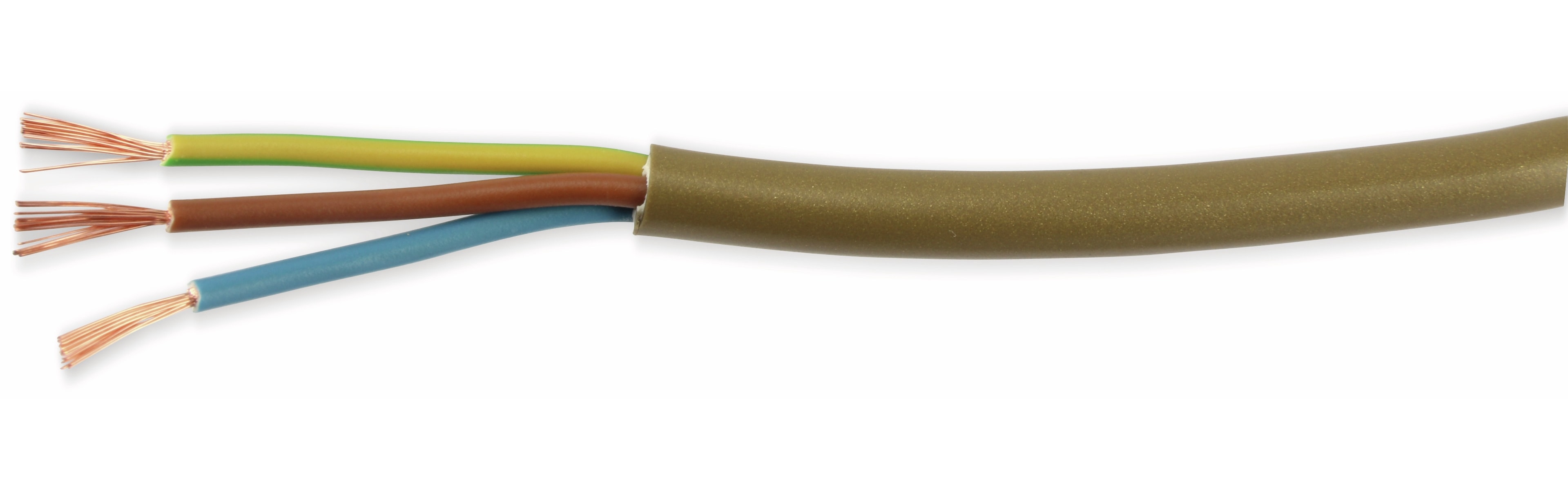 RAUTRONIC PVC-Schlauchleitung H03VV-F, 3G0,75, 10 m, gold RAUTRONIC PVC-Schlauchleitung H03VV-F, 3G0,75, 10 m, gold