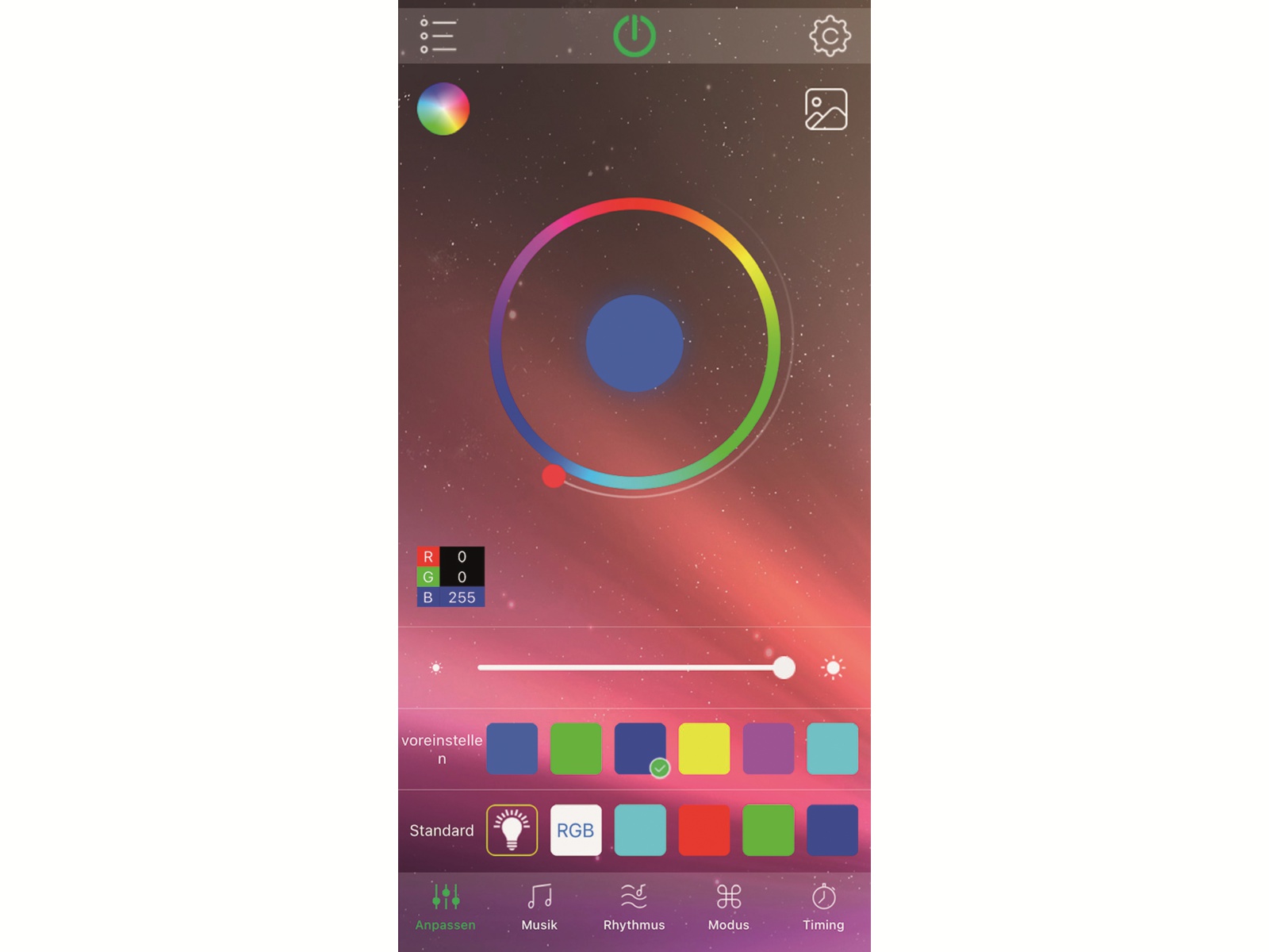 OPTONICA LED-Strip, RGB 4329, 12 V, 60 LEDs, EEK: G, 36 W, 2400 lm, mit Fernbedienung, App, 5 m OPTONICA LED-Strip, RGB 4329, 12 V, 60 LEDs, EEK: G, 36 W, 2400 lm, mit Fernbedienung, App, 5 m