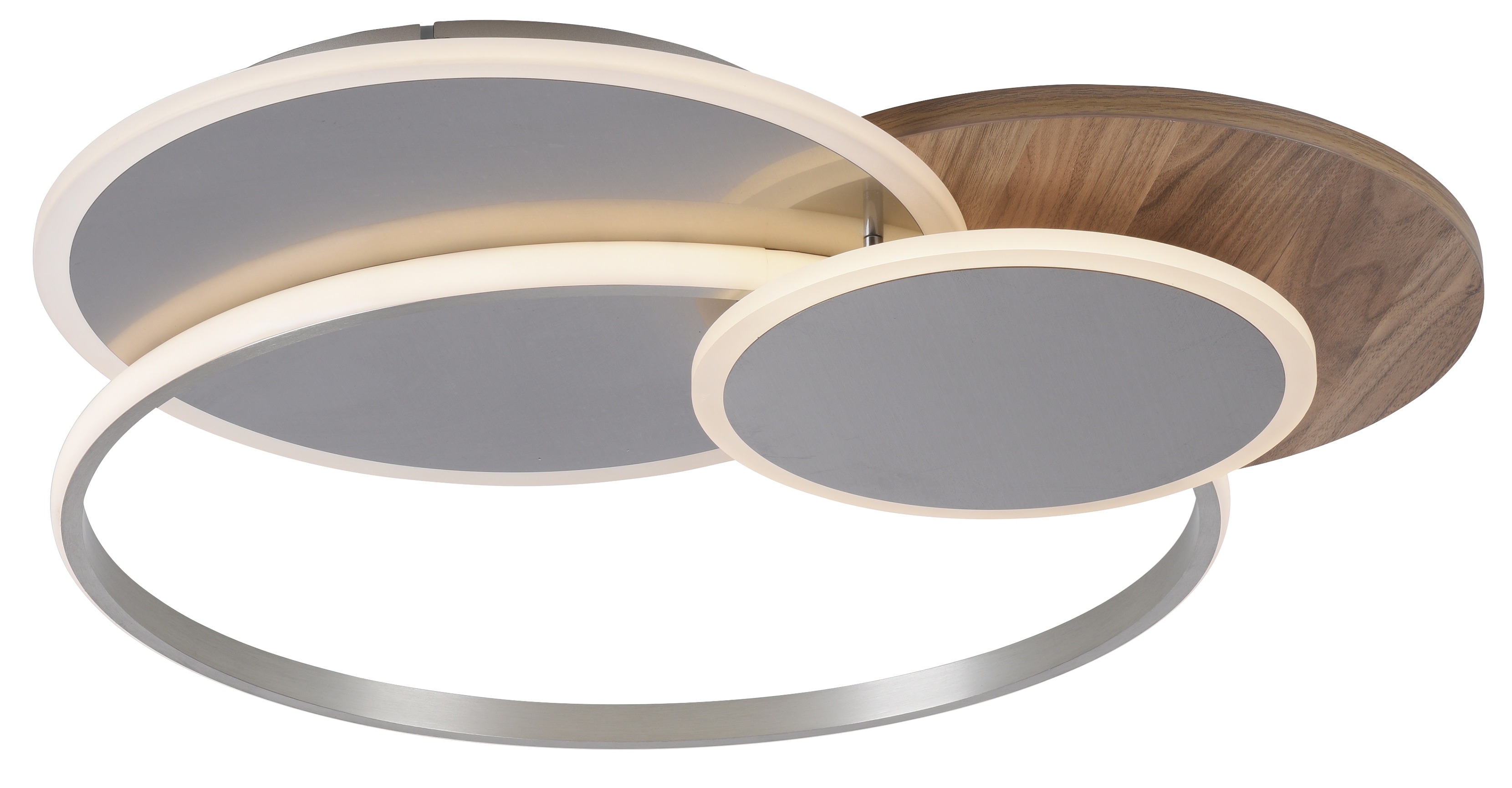 PAUL NEUHAUS LED-Deckenleuchte 8329-79 Silber-Holzdekor, 50 W, 6000 lm, CCT PAUL NEUHAUS LED-Deckenleuchte 8329-79 Silber-Holzdekor, 50 W, 6000 lm, CCT