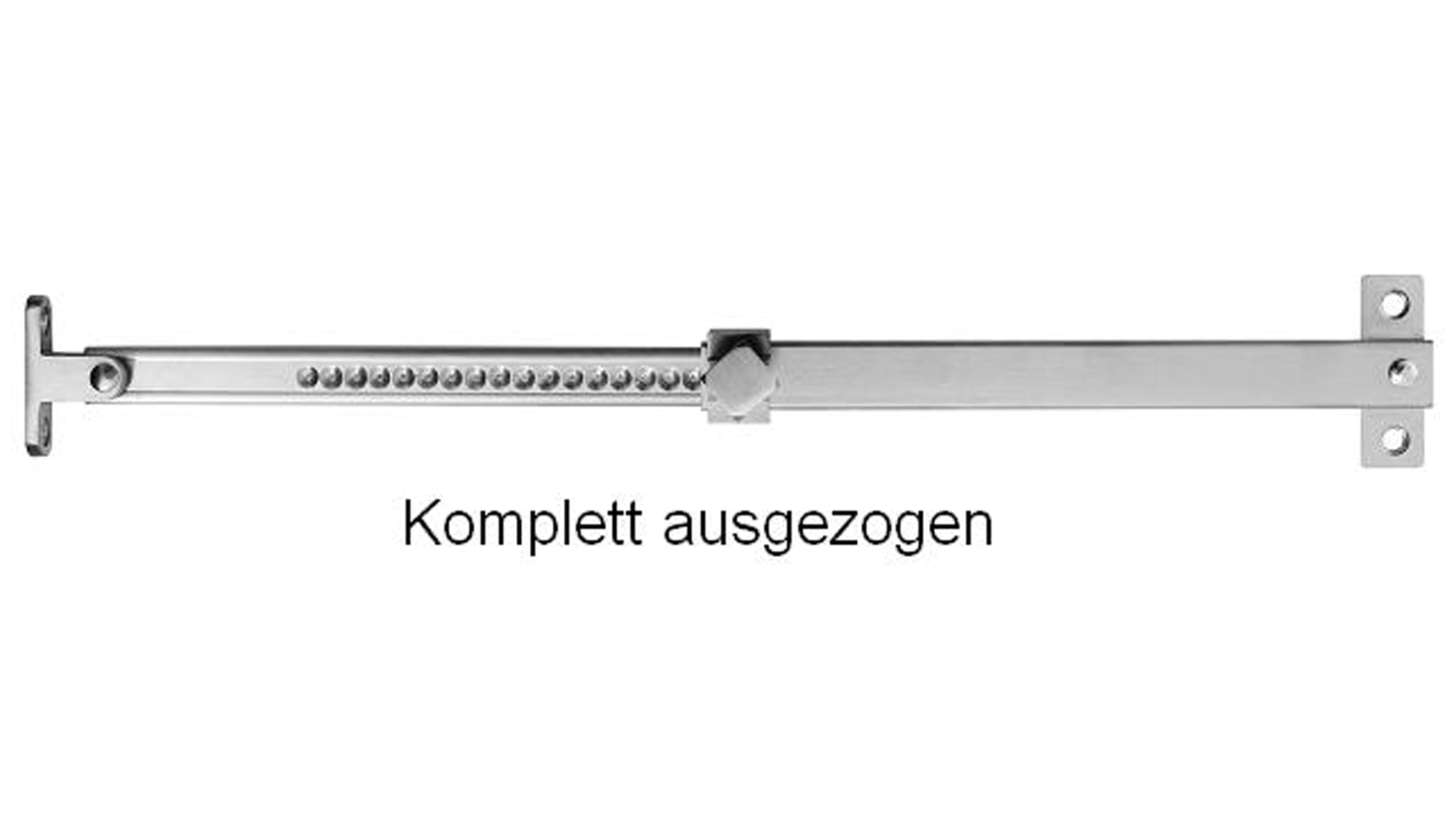 Klappenstütze, Edelstahl