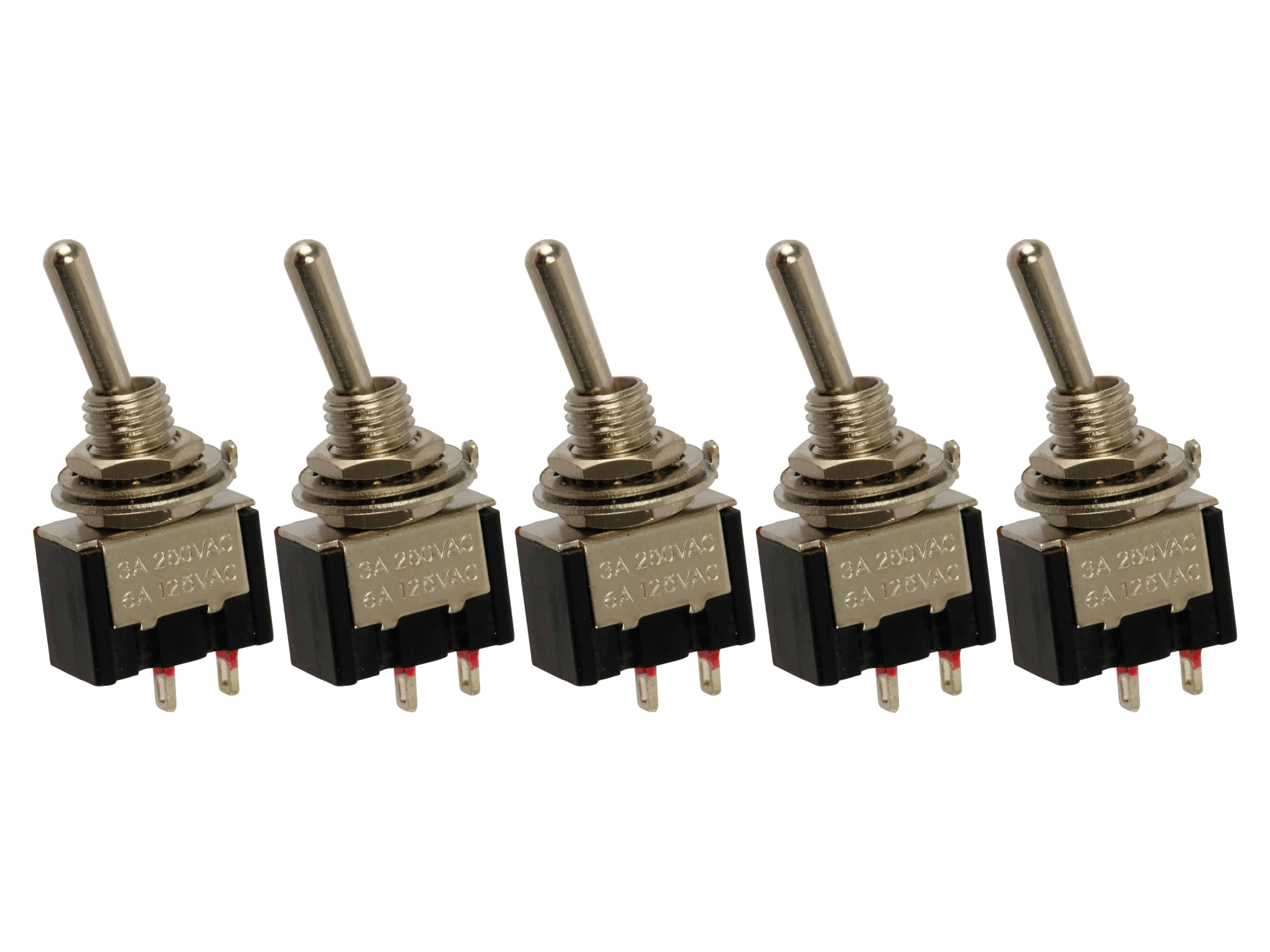 Kippschalter MTS-101-A1, 5 Stück Kippschalter MTS-101-A1, 5 Stück