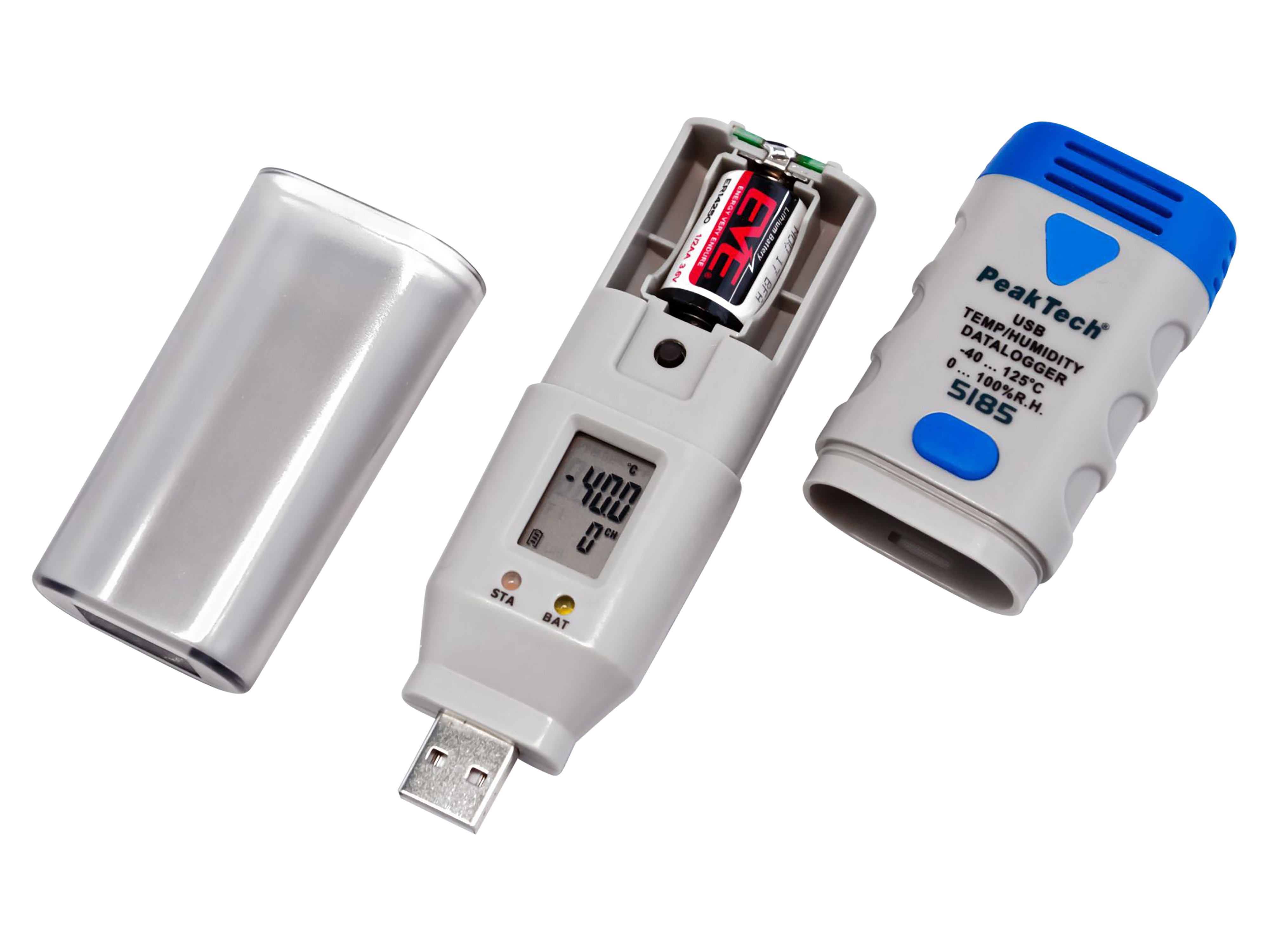 PEAKTECH USB-Datenlogger P 5185, Temperatur und Luftfeuchtigkeit PEAKTECH USB-Datenlogger P 5185, Temperatur und Luftfeuchtigkeit