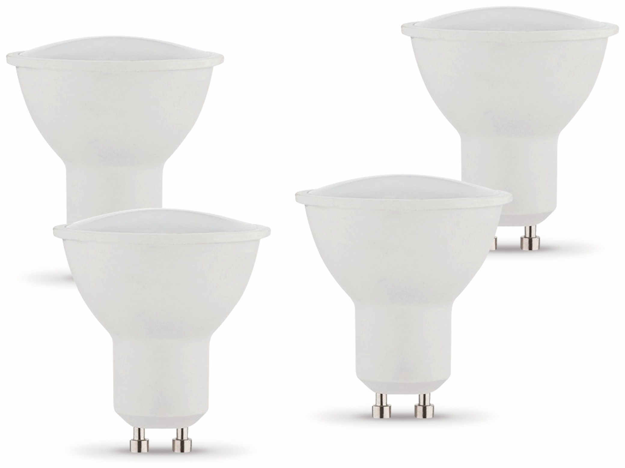 MÜLLER-LICHT LED-Lampe GU10, EEK: G, 5 W, 320 lm, 2700 K, 4 Stück MÜLLER-LICHT LED-Lampe GU10, EEK: G, 5 W, 320 lm, 2700 K, 4 Stück
