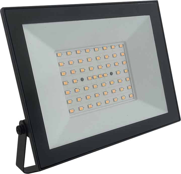 V-TAC LED-Fluter, VT-44054, 50 W, 3000 K, EEK: F, 4000 lm, warmweiß, IP65, schwarz V-TAC LED-Fluter, VT-44054, 50 W, 3000 K, EEK: F, 4000 lm, warmweiß, IP65, schwarz