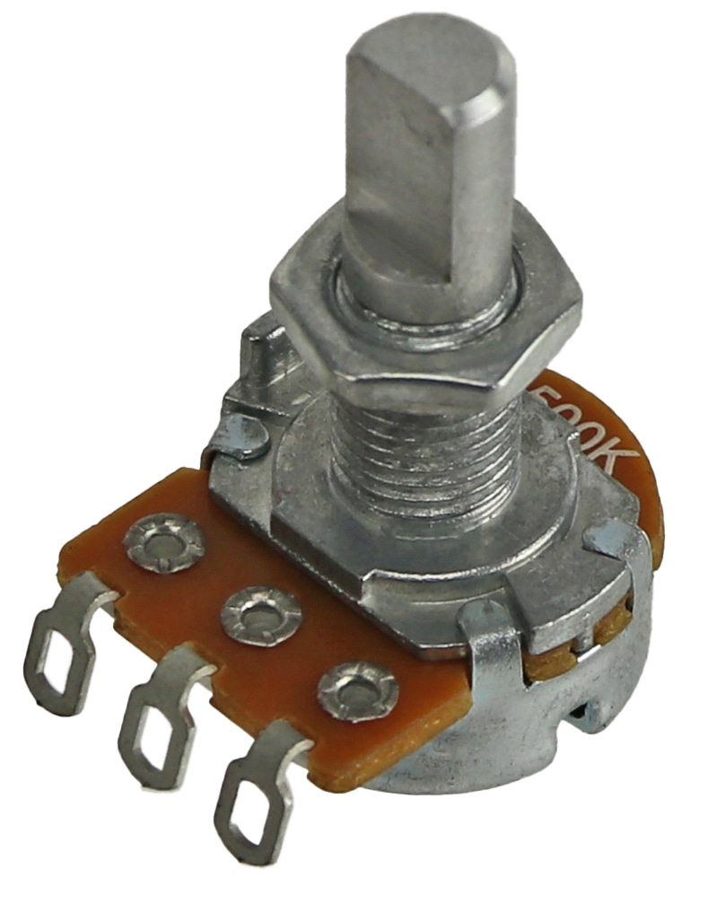 Potentiometer, ALPHA, RV16AF-10B6-20F-A500K, 500 Kohm Potentiometer, ALPHA, RV16AF-10B6-20F-A500K, 500 Kohm