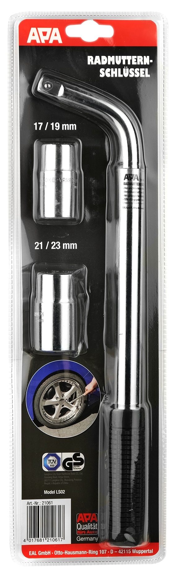 APA Radmutternschlüssel, 21061, TÜV/GS APA Radmutternschlüssel, 21061, TÜV/GS