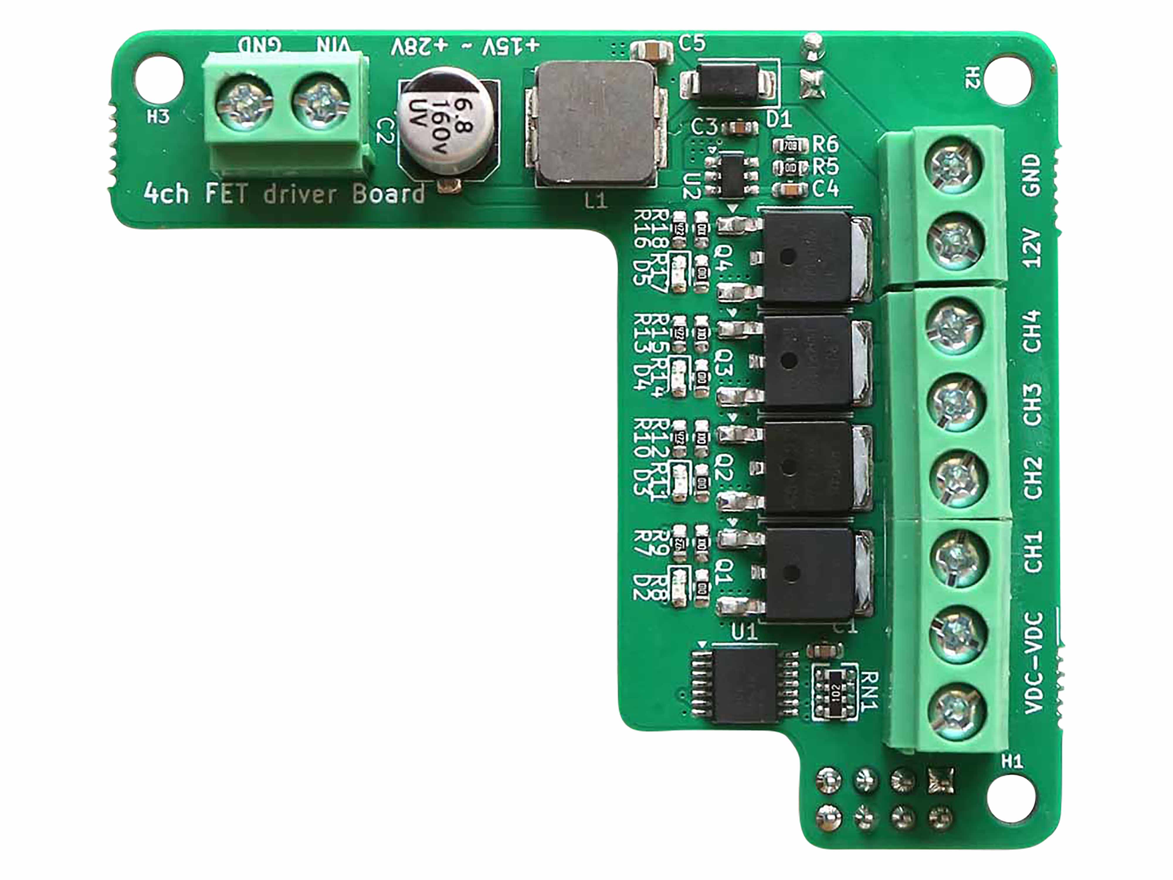 ODROID 4-Kanal-FET-Board für ODROID-C5 ODROID 4-Kanal-FET-Board für ODROID-C5