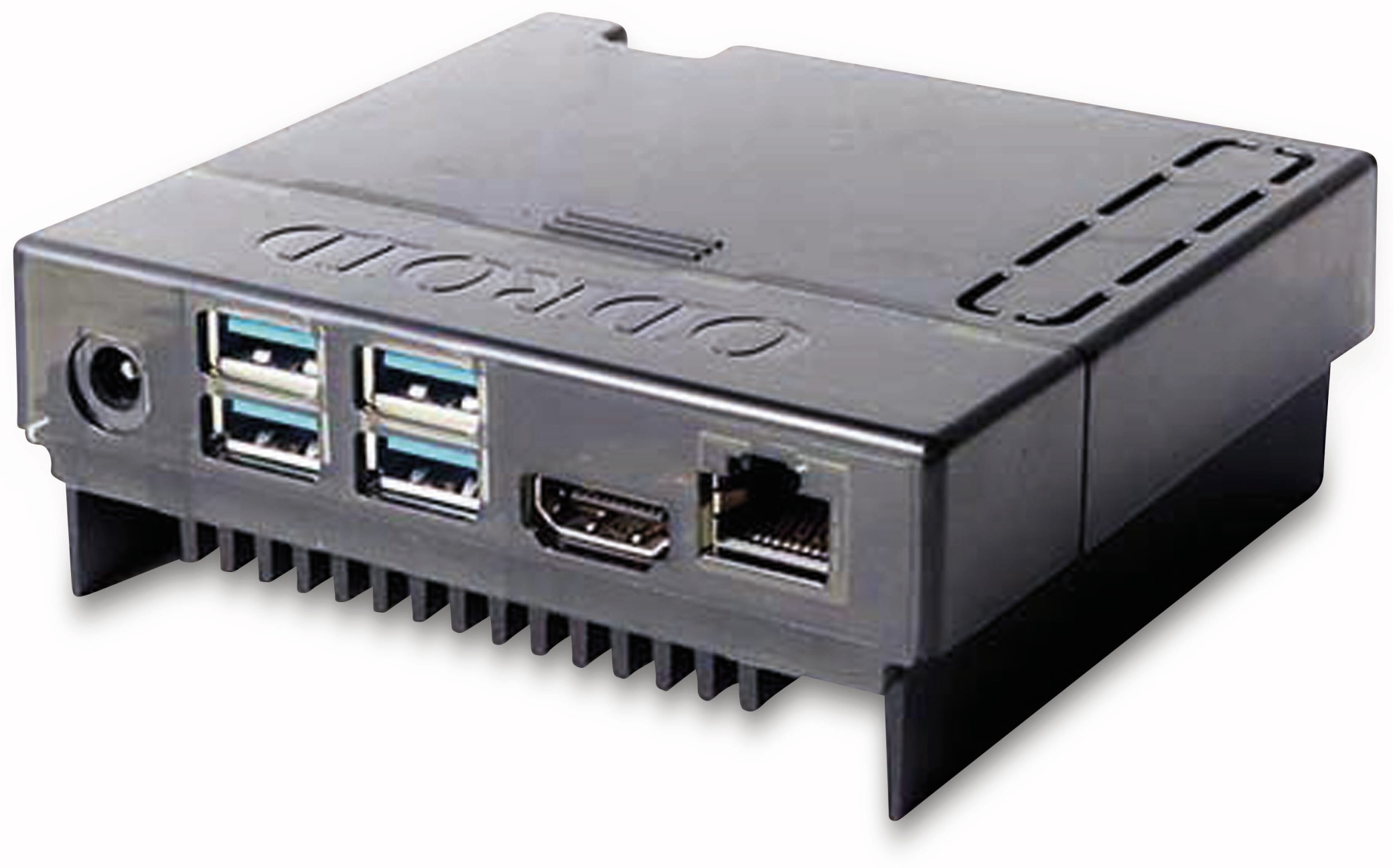 ODROID-N2 Gehäuse transparent - schwarz ODROID-N2 Gehäuse transparent - schwarz