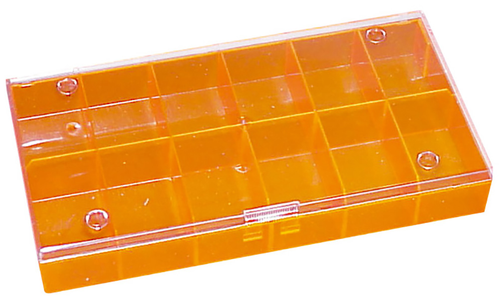 HÜFNER Sortimentskasten H2, orange/transparent HÜFNER Sortimentskasten H2, orange/transparent
