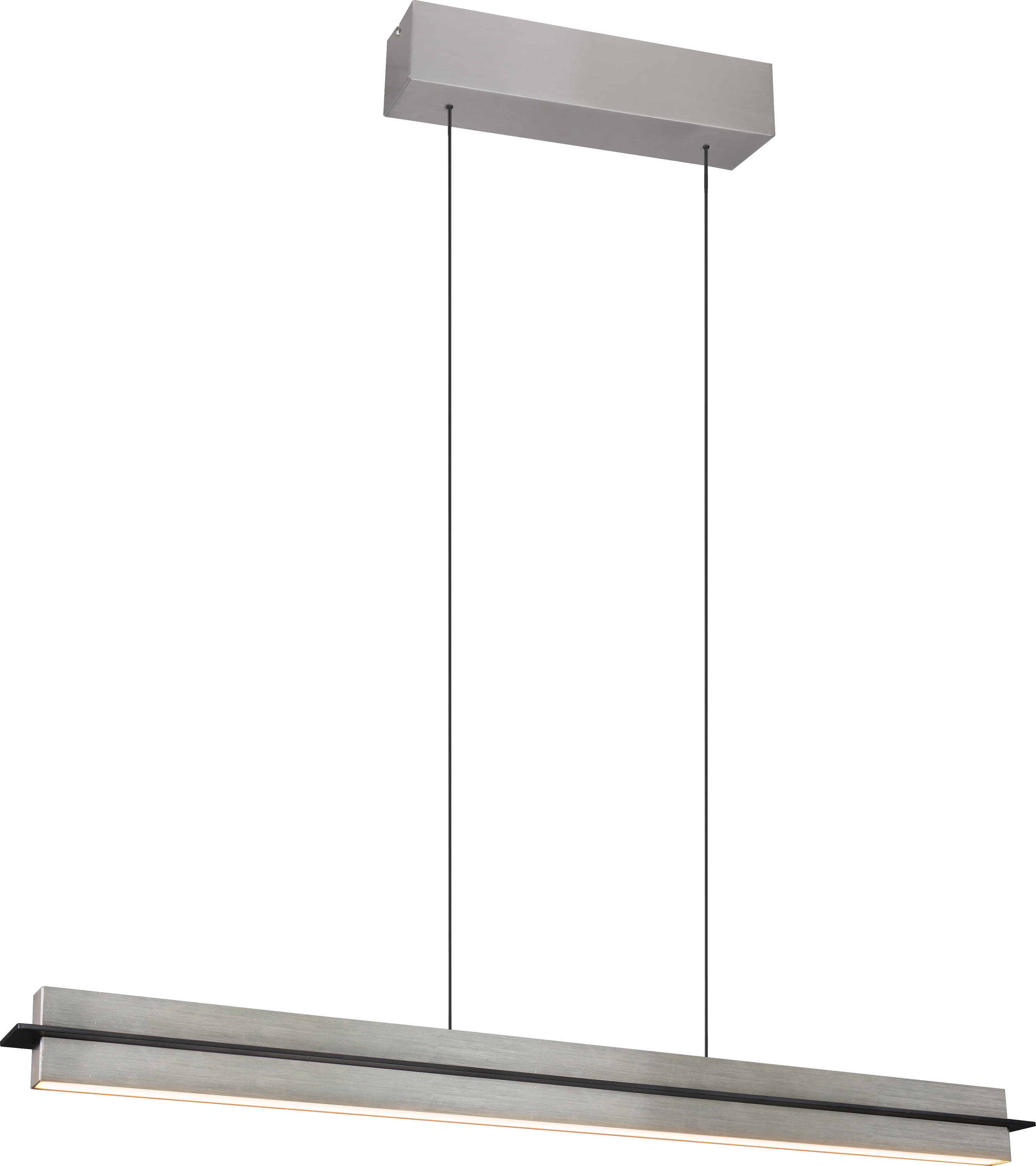 TRIO LED-Pendelleuchte EMERSON 346710107, 22 W, 2500 lm, nickel