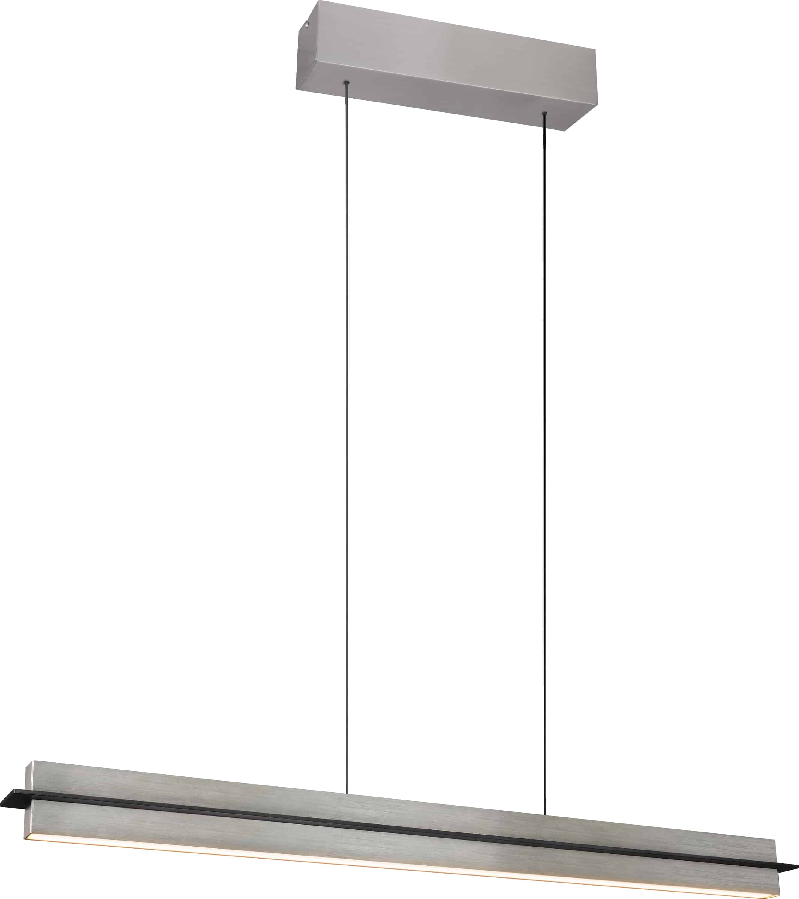 TRIO LED-Pendelleuchte EMERSON 346710107, 22 W, 2500 lm, nickel TRIO LED-Pendelleuchte EMERSON 346710107, 22 W, 2500 lm, nickel