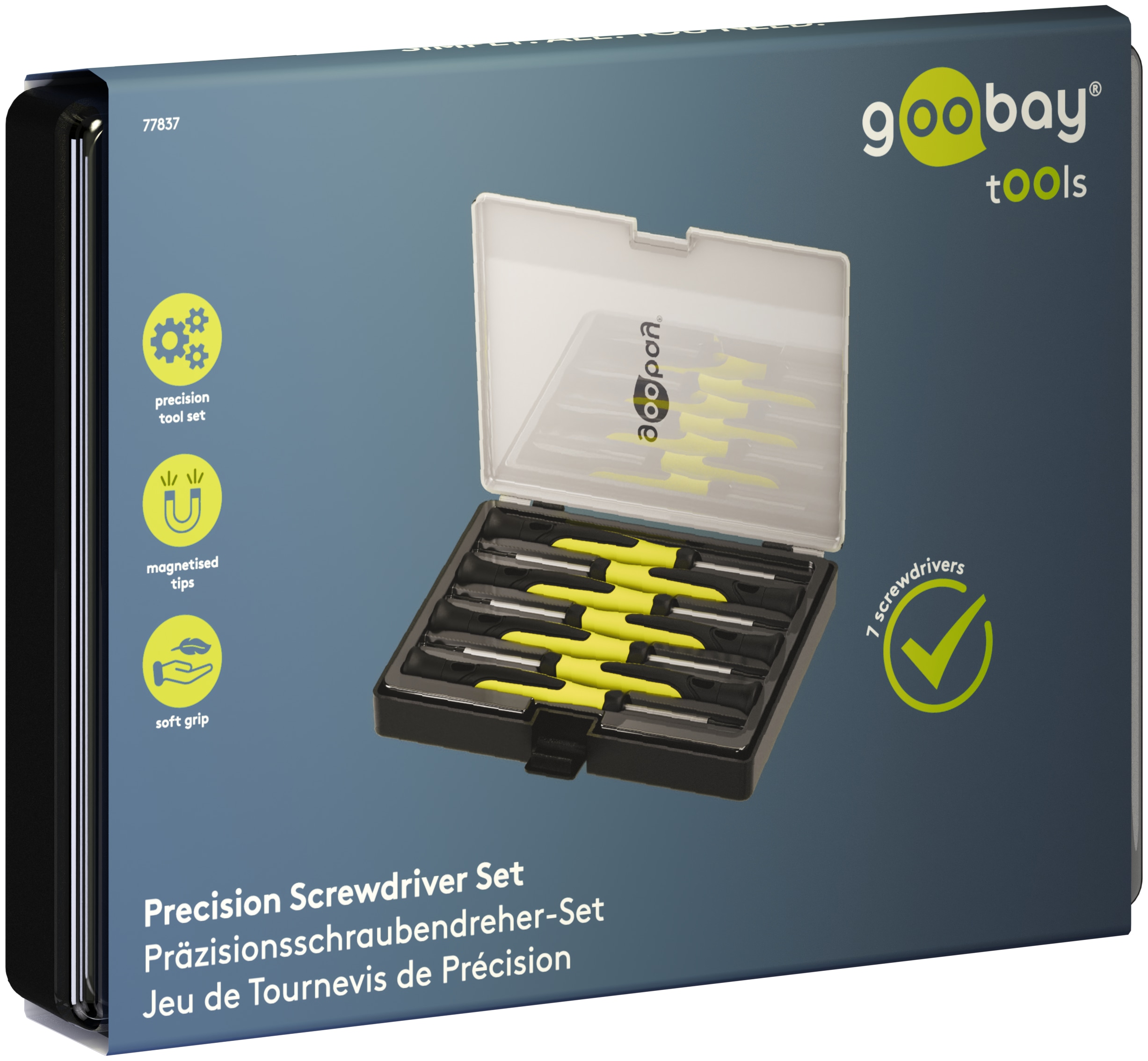 GOOBAY TOOLS Präzisionsschraubendreher-Set, 77837, 7-teilig GOOBAY TOOLS Präzisionsschraubendreher-Set, 77837, 7-teilig