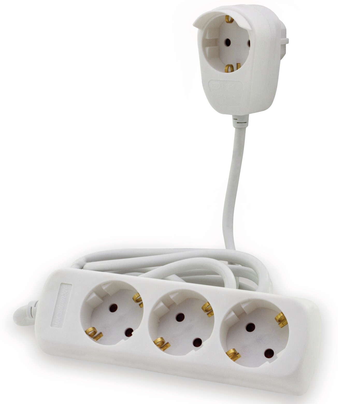 REV Steckdosenleiste Powersplit, 3-fach, 2 m, weiß REV Steckdosenleiste Powersplit, 3-fach, 2 m, weiß