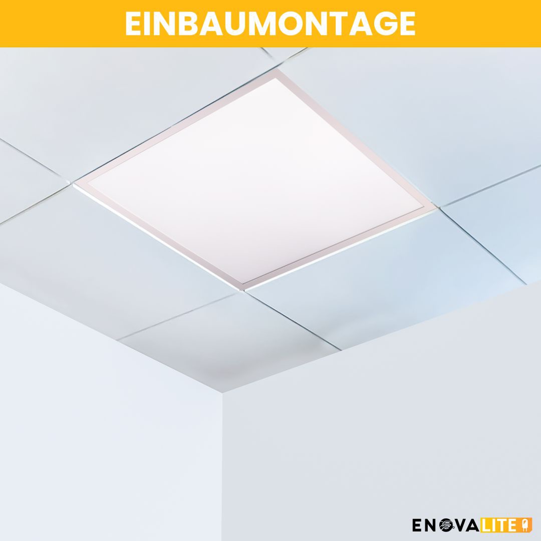 ENOVALITE LED-Panel, 36 W, 3600 lm, EEK: F, 620x620 mm, 6000 K, 90° Abstrahlwinkel, UGR >19 ENOVALITE LED-Panel, 36 W, 3600 lm, EEK: F, 620x620 mm, 6000 K