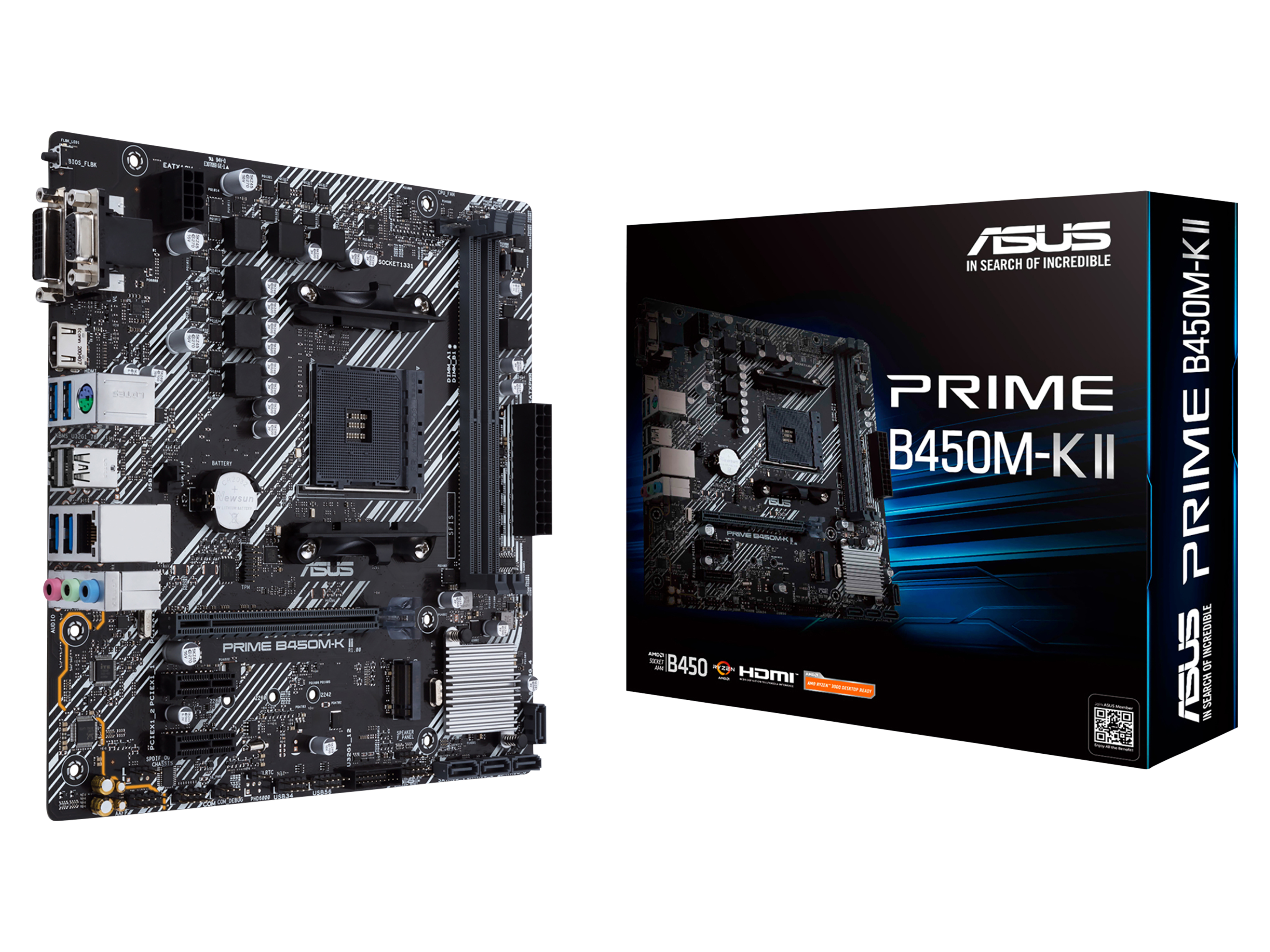 ASUS Mainboard B450M-K II