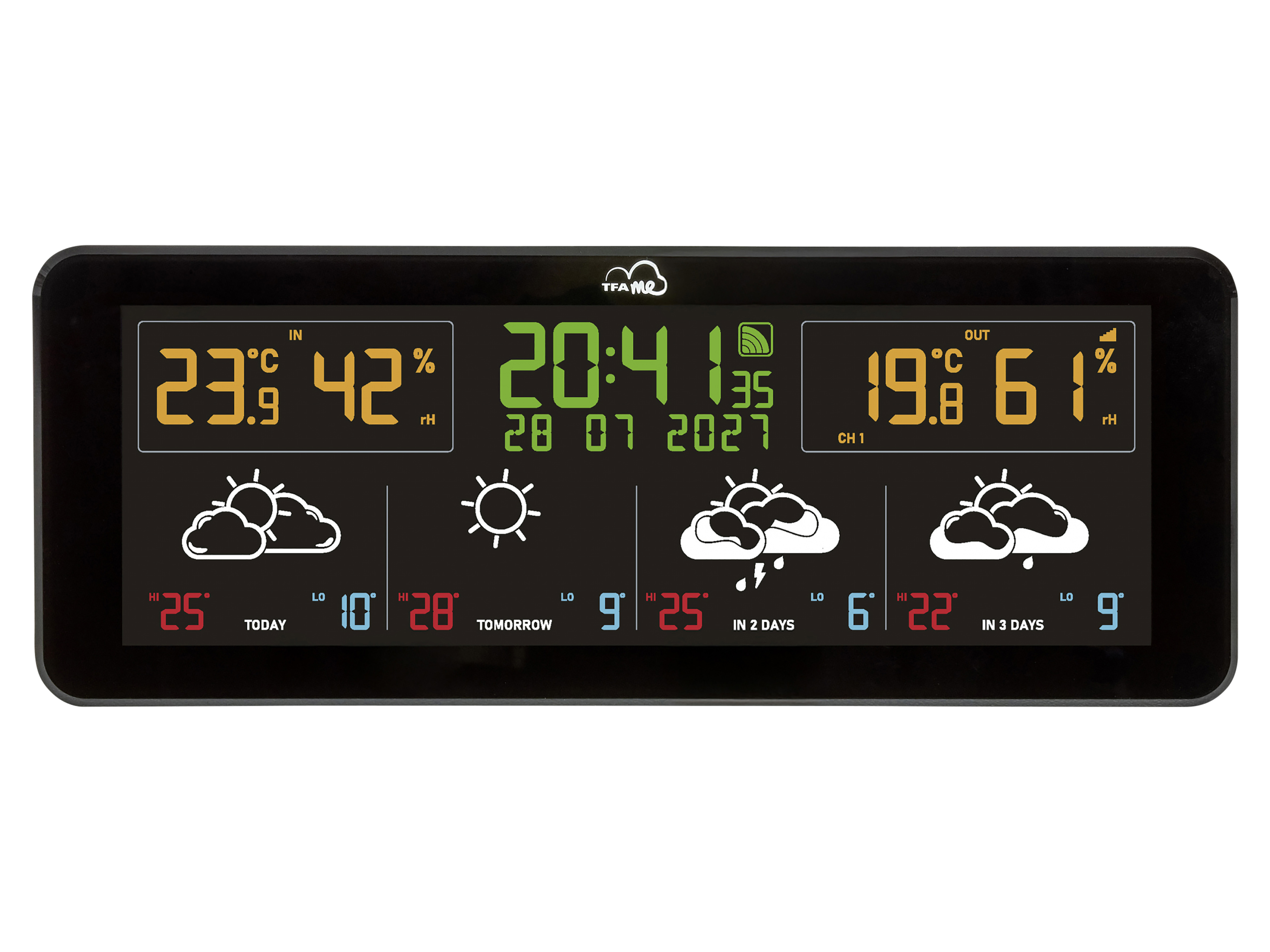 TFA WLAN Funk-Wetterstation TFA.me ID-07, schwarz TFA WLAN Funk-Wetterstation TFA.me ID-07, schwarz