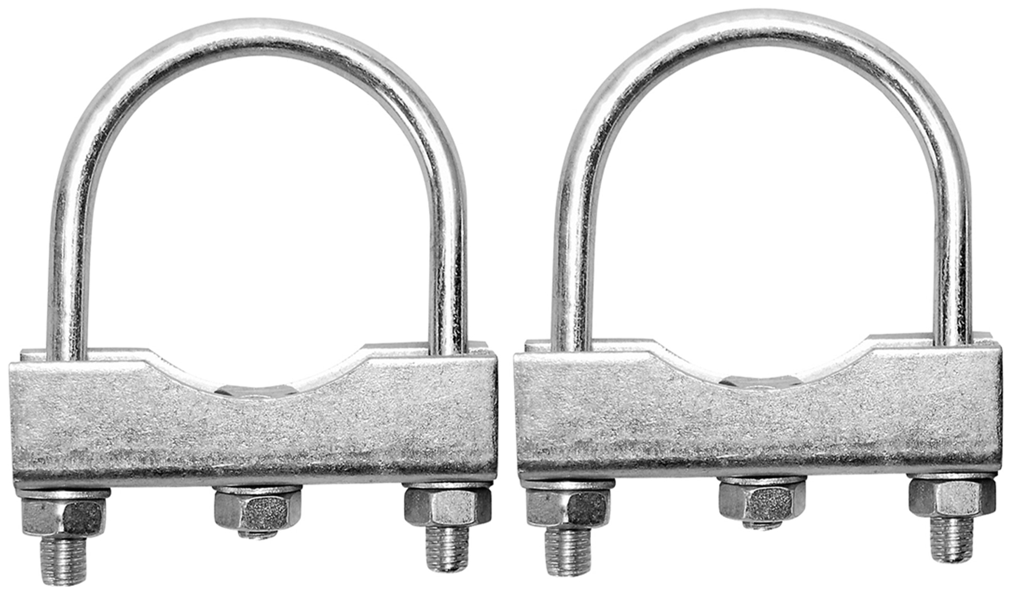 Stützrad- und Rundrohrhalter, 2 Stück, 48 mm Stützrad- und Rundrohrhalter, 2 Stück, 48 mm
