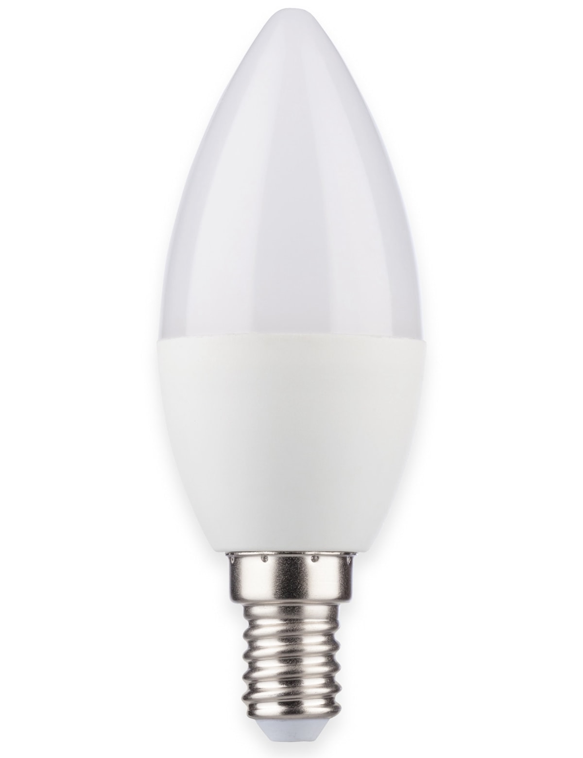 MÜLLER-LICHT LED-Lampe, Kerzenform, 400258, E14, EEK: F, 4,5W, 470 lm, 2700 K, matt, 4 Stück MÜLLER-LICHT LED-Lampe, Kerzenform, 400258, E14, EEK: F, 4,5W, 470 lm, 2700 K, matt, 4 Stück