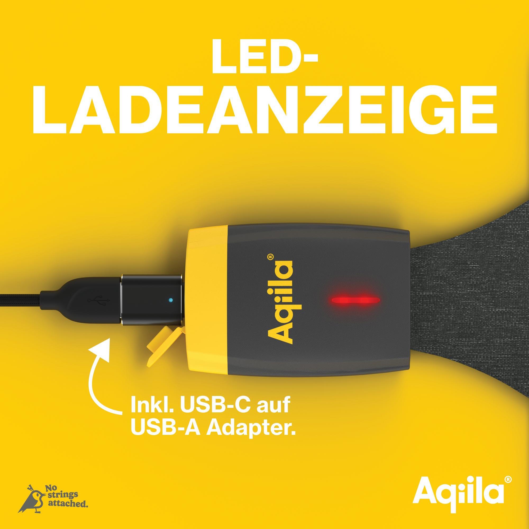 AQIILA Solarpanel Sunbird P21, 21 W, USB-C, schwarz AQIILA Solarpanel Sunbird P21, 21 W, USB-C, schwarz